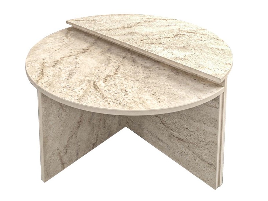Diivanilaudade komplekt Kailua 2581 (Valgus Travertine)