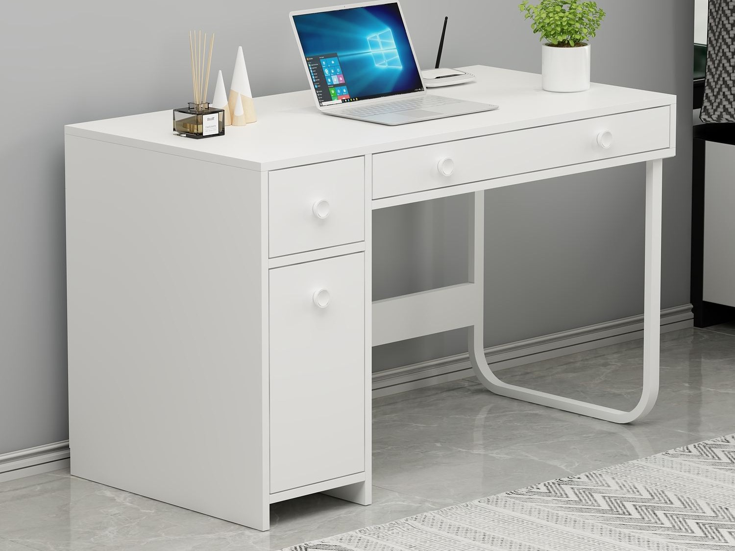 Kirjutuslaud Kailua 2583 (Valge)