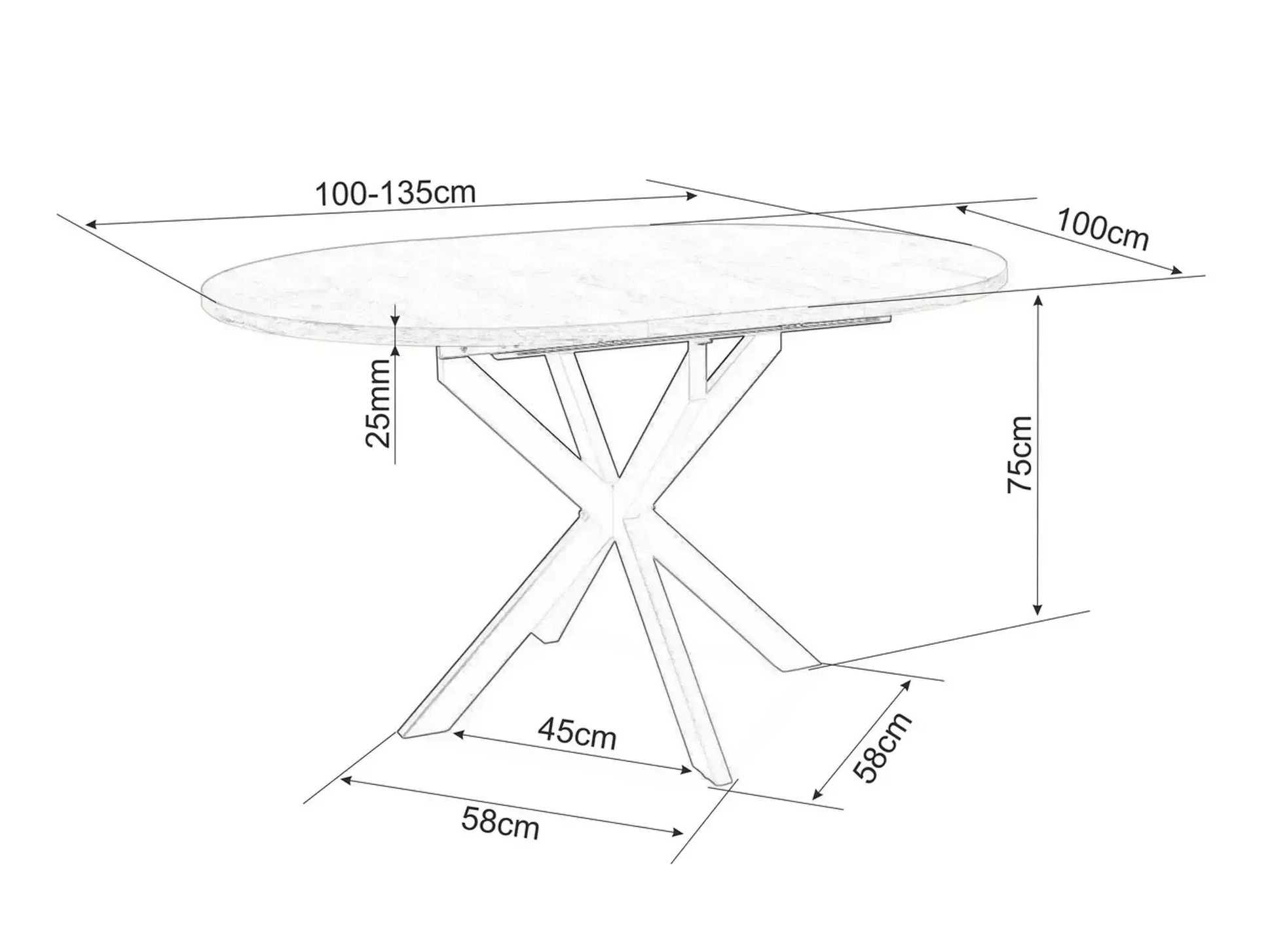 Laud Detroit 792 (Must marmor)