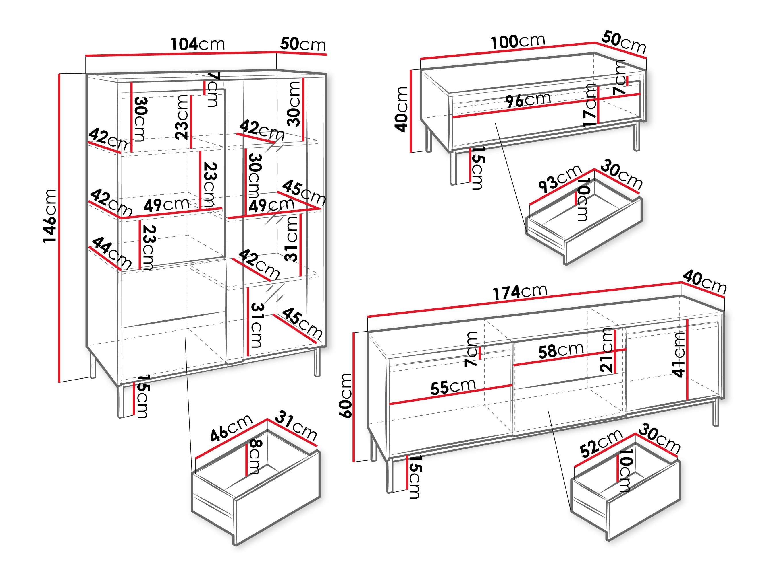 Elutoa komplekt Comfivo Delruva V (Valge)