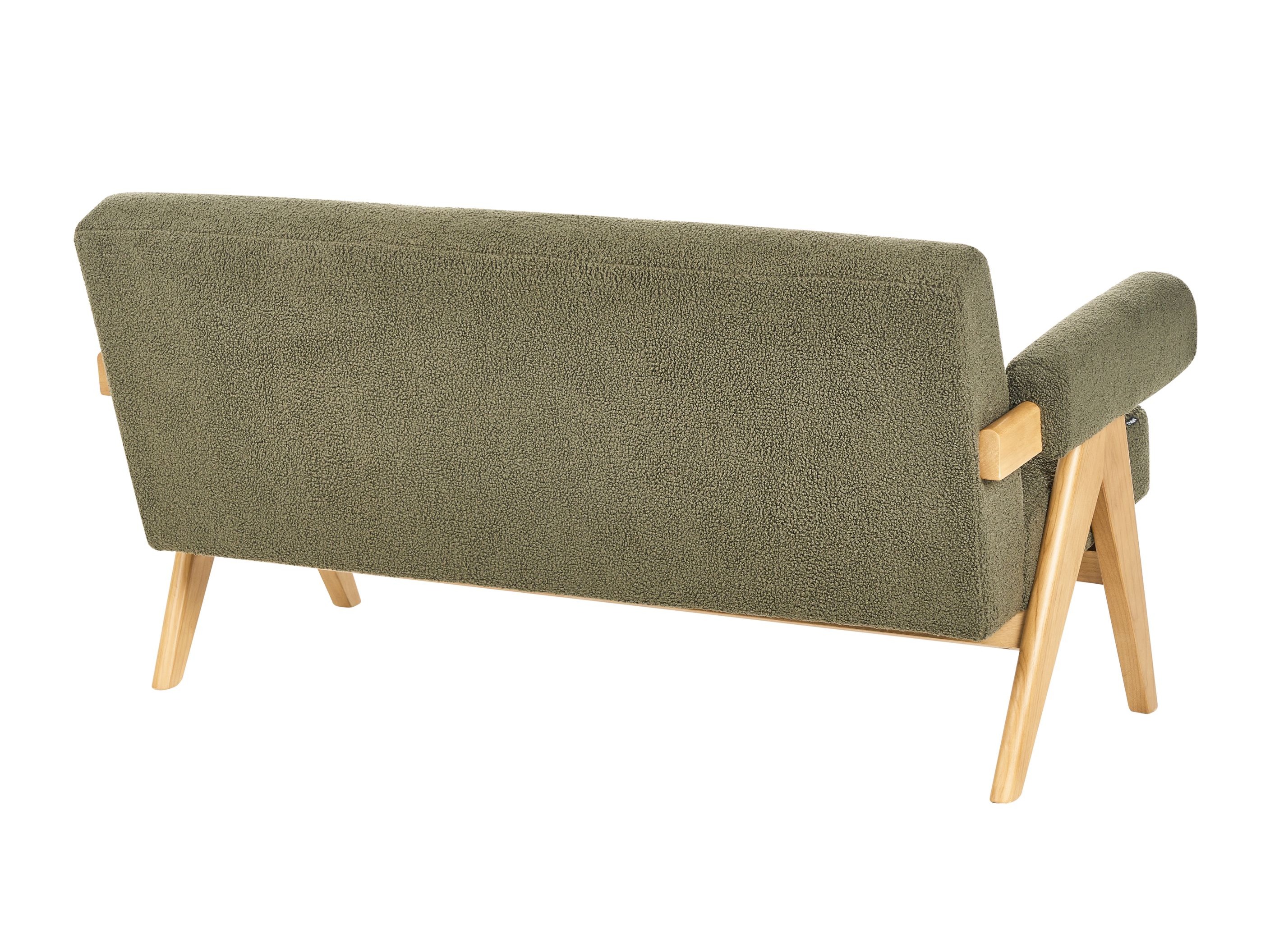 Pehme mööbli komplekt Berwyn 2715 (Roheline + Ere puit)