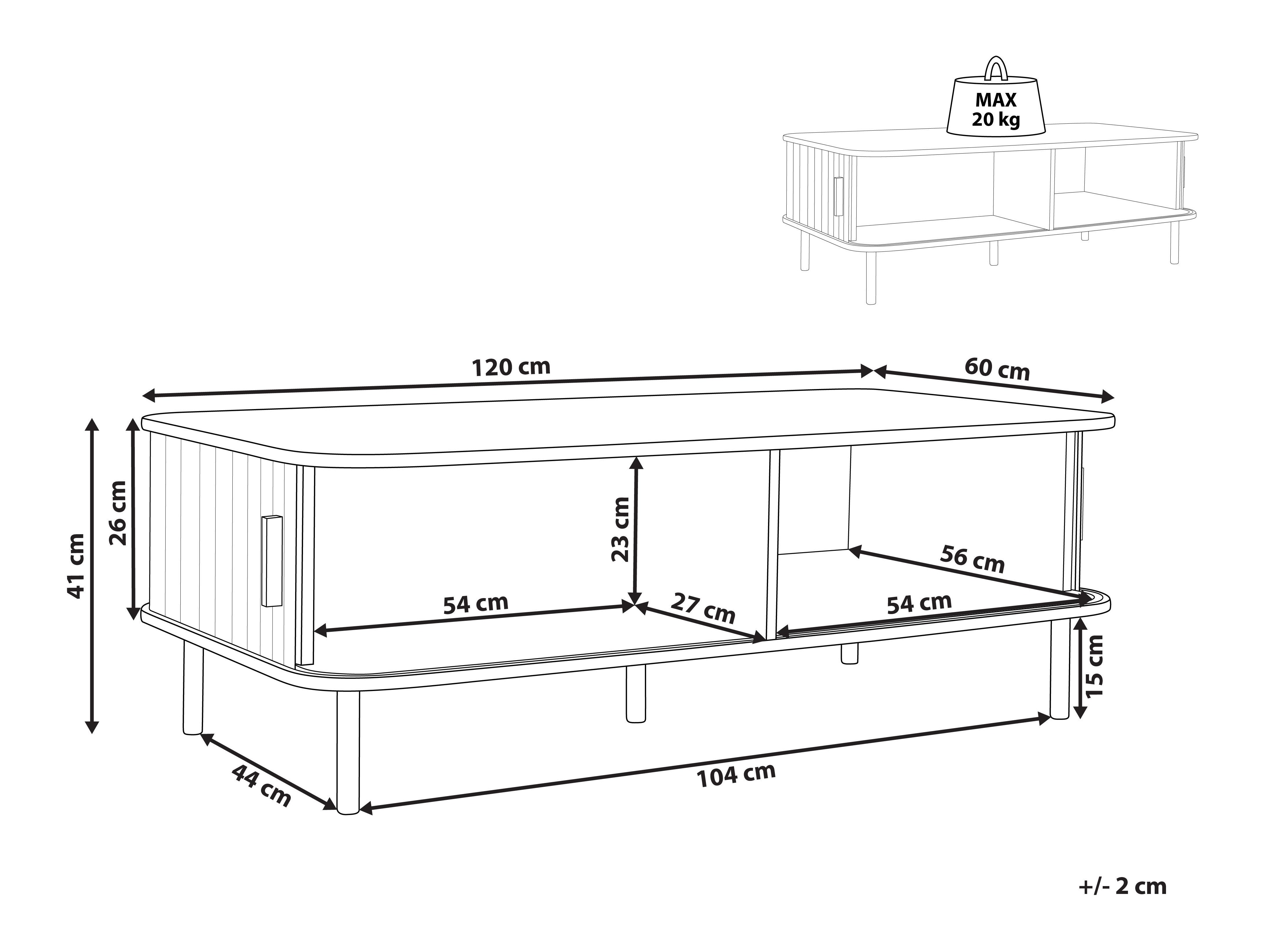Diivanilaud Fencalu 107 (Tumepruun)