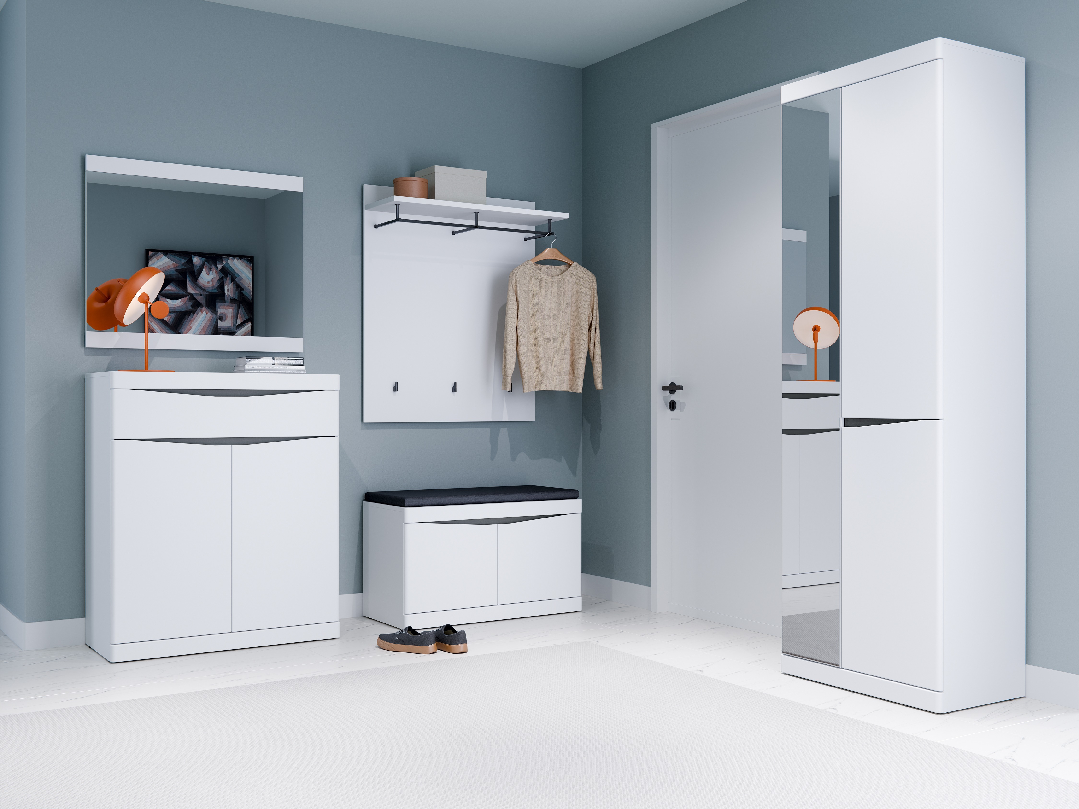 Esikukomplekt Venlori 119 (Valge)