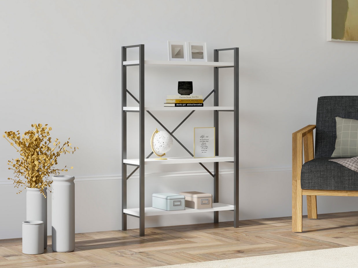 Riiul Kailua 2598 (Valge + Must)