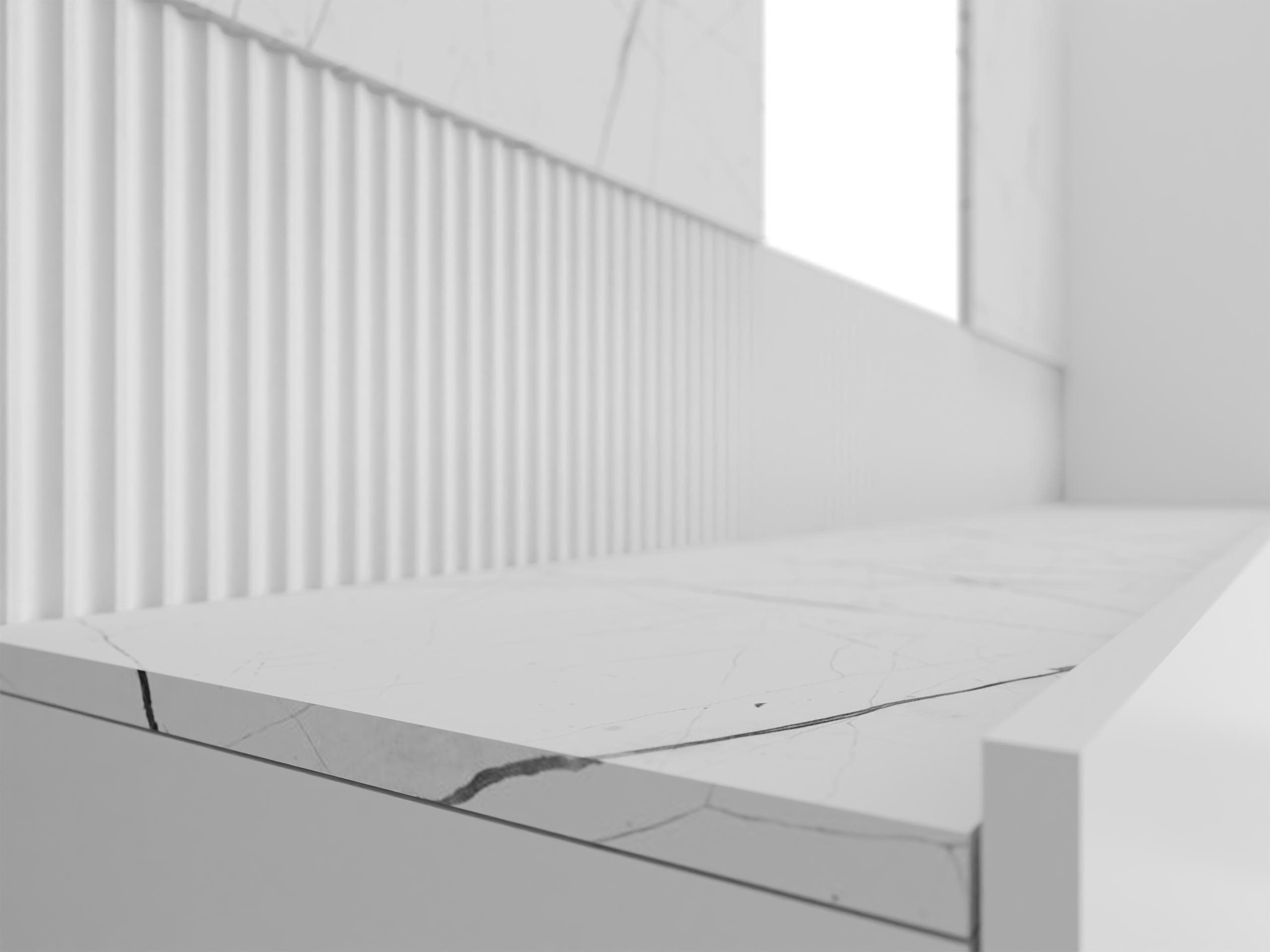 Elutoa komplekt Comfivo 452 (Valge + Valge marmor)