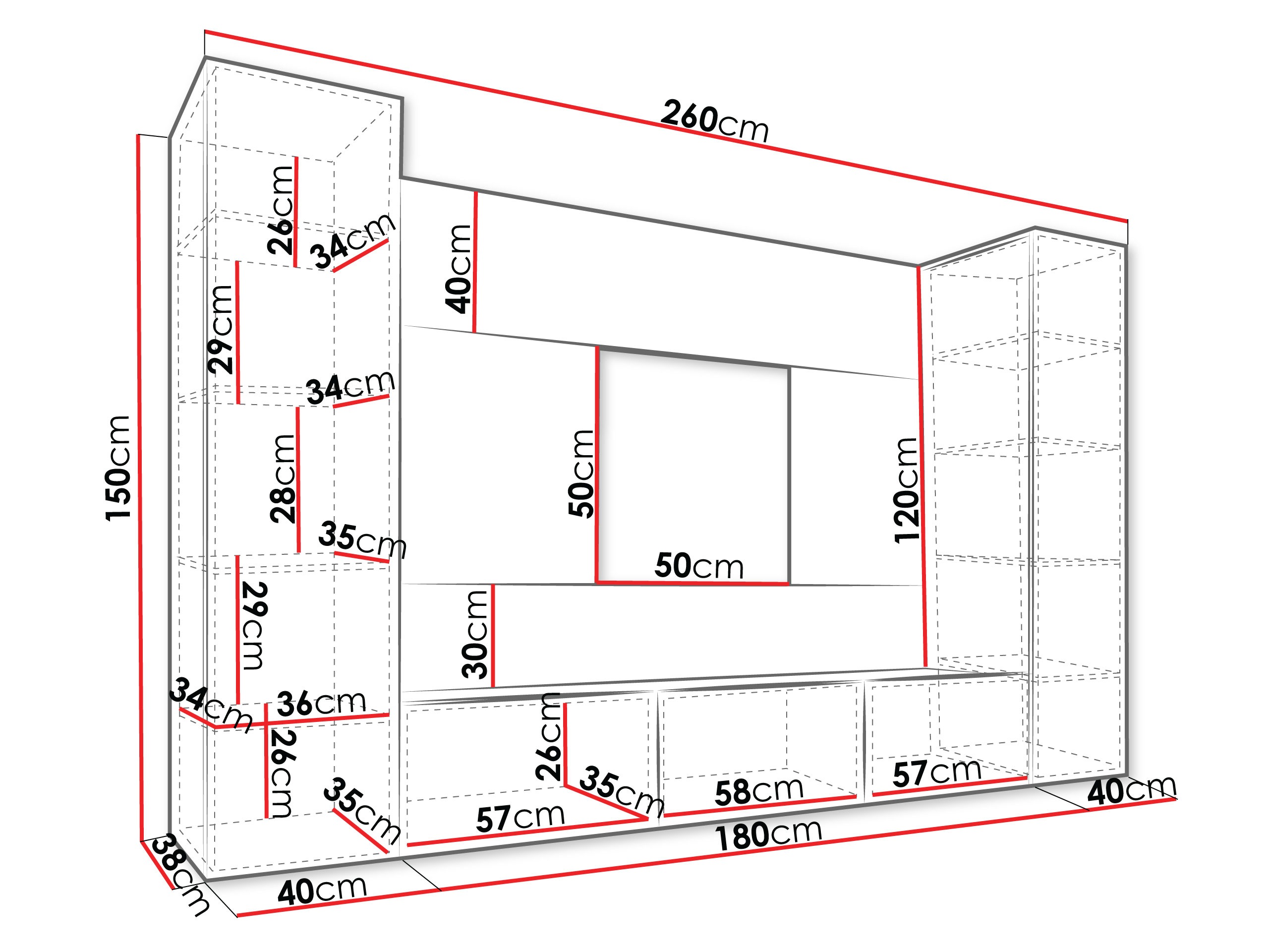 Elutoa komplekt Comfivo Salix V (Valge + Valge marmor)