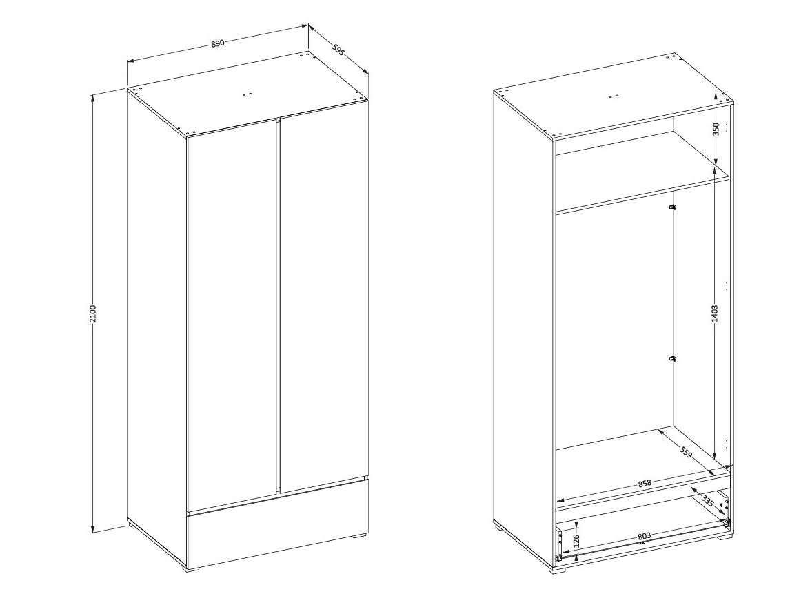 Riidekapp Alfere 118 (Wotani tamm)