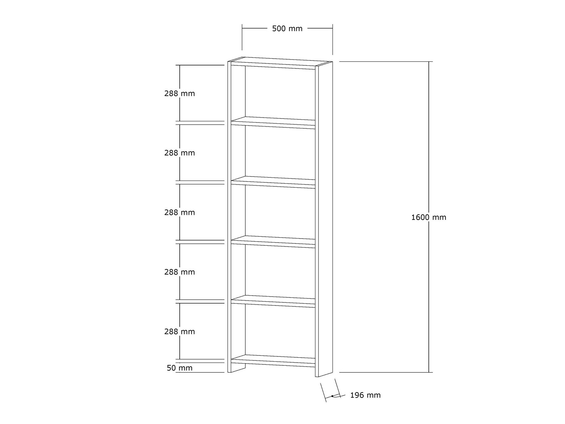 Riiul Kailua 481 (Tamm)