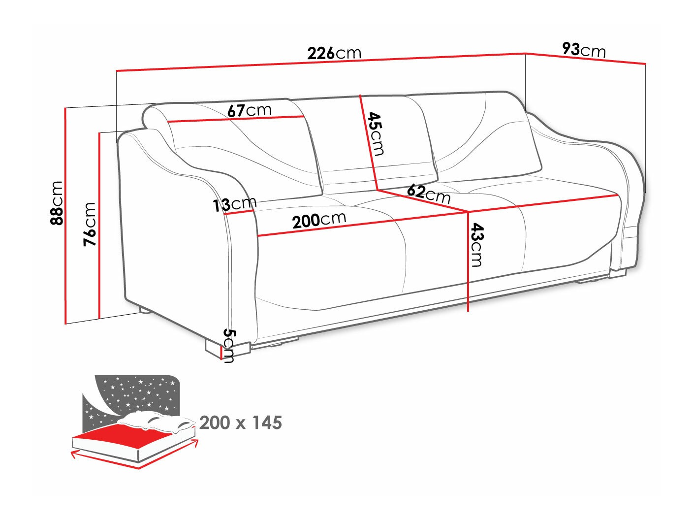 Diivanvoodi Decatur 104