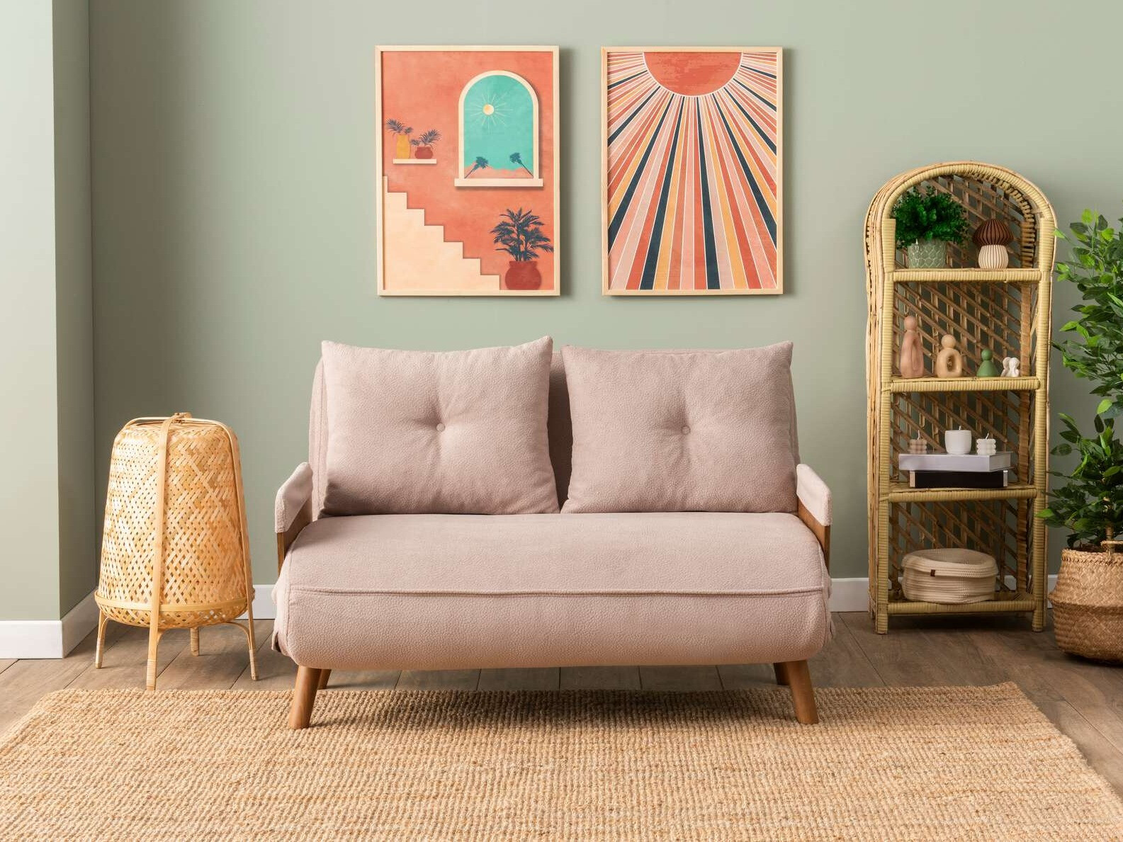 Diivanvoodi Altadena 606 (Helepruun)