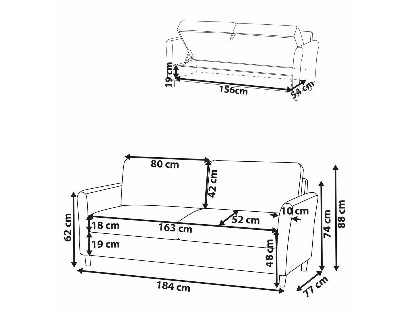Diivan Berwyn 2721 (Taupe)
