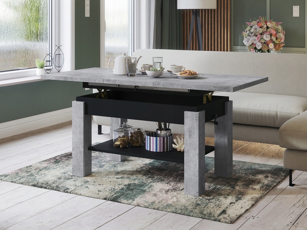 Transformer diivanilaud Glendale 100 (Betoon + Must)