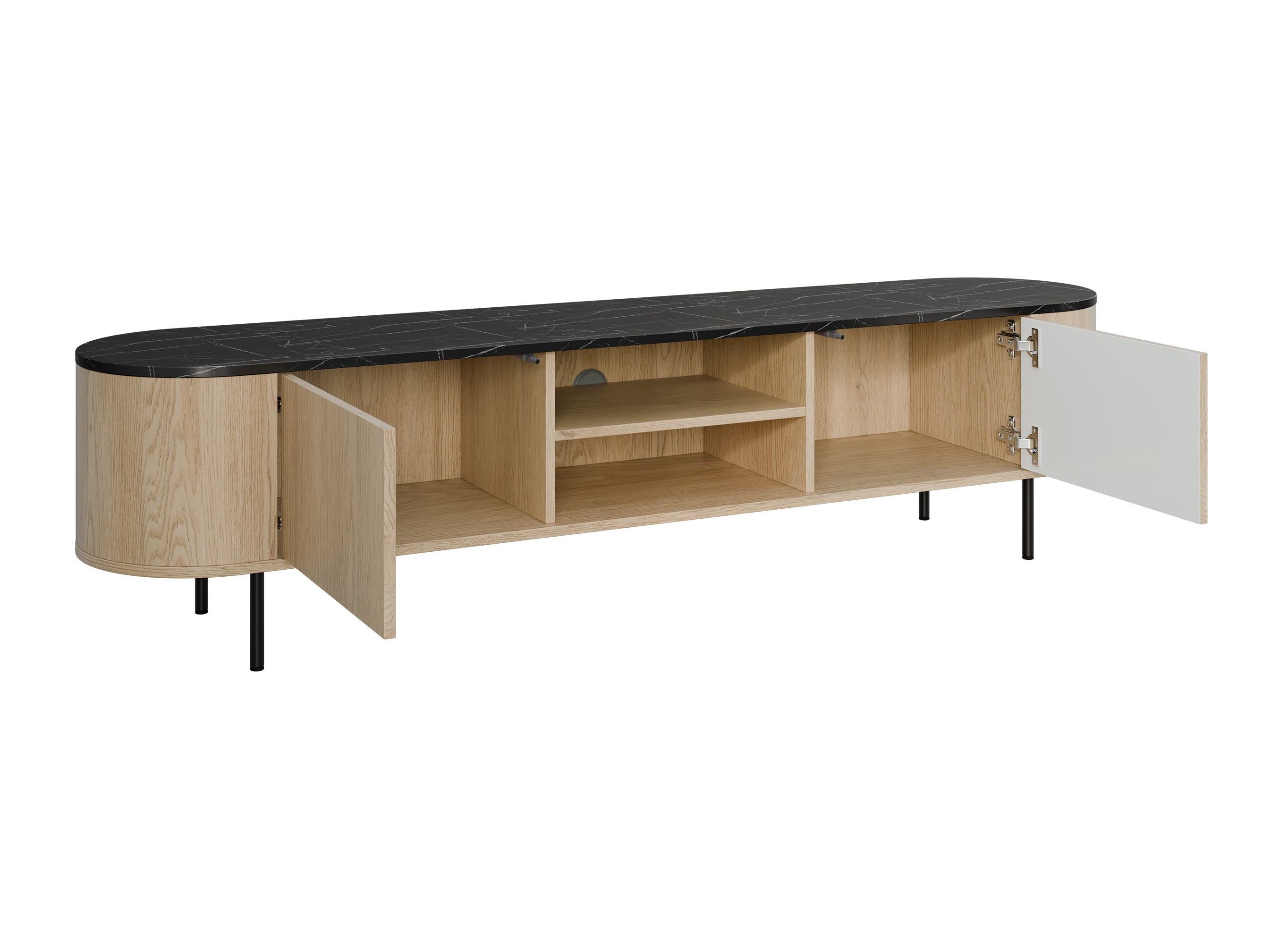 Elutoa komplekt Comfivo Livtena 105 (Valge marmor + Kuldne)