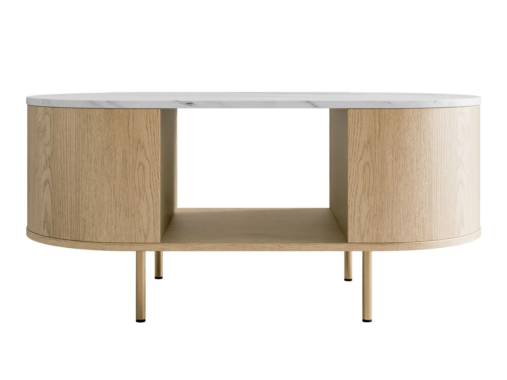 Elutoa komplekt Comfivo Livtena 105 (Valge marmor + Kuldne)