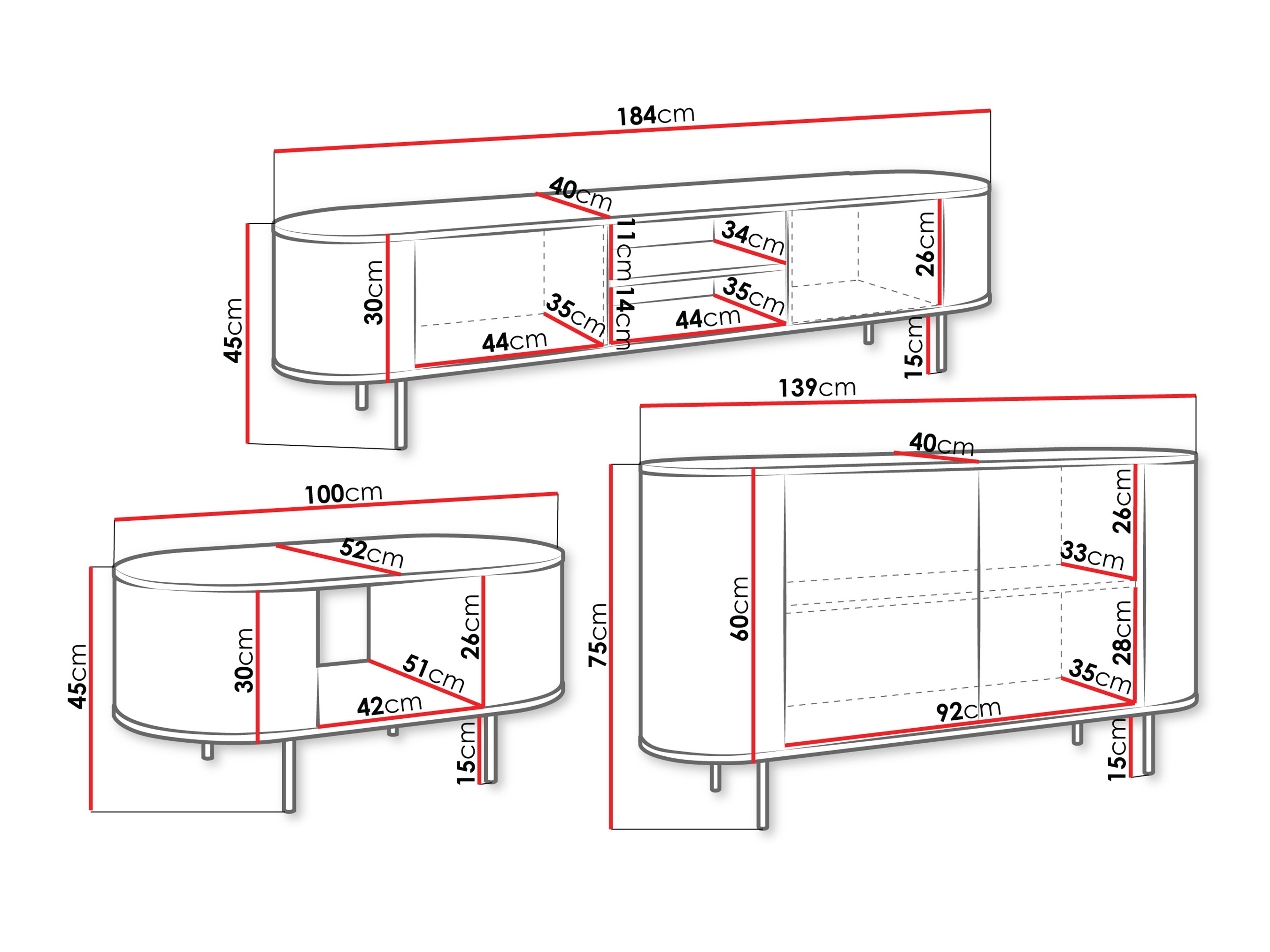Elutoa komplekt Comfivo Livtena (Must marmor + Must)