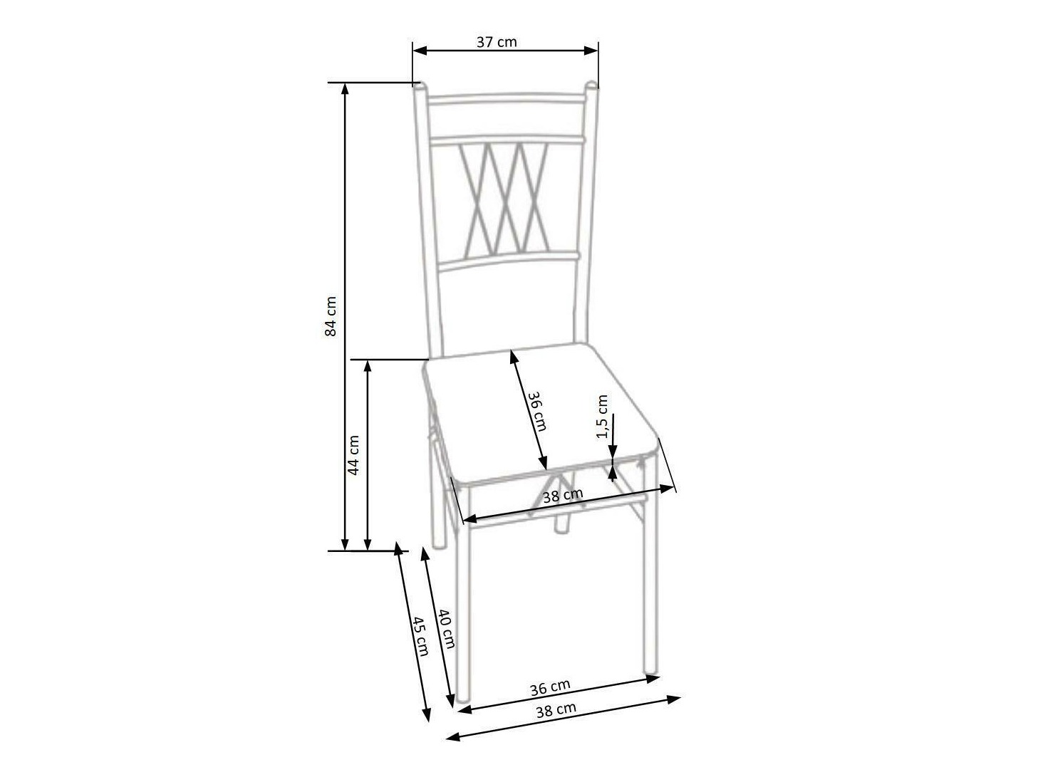Söögitoakomplekt Houston 1251 (Tamm + Must)