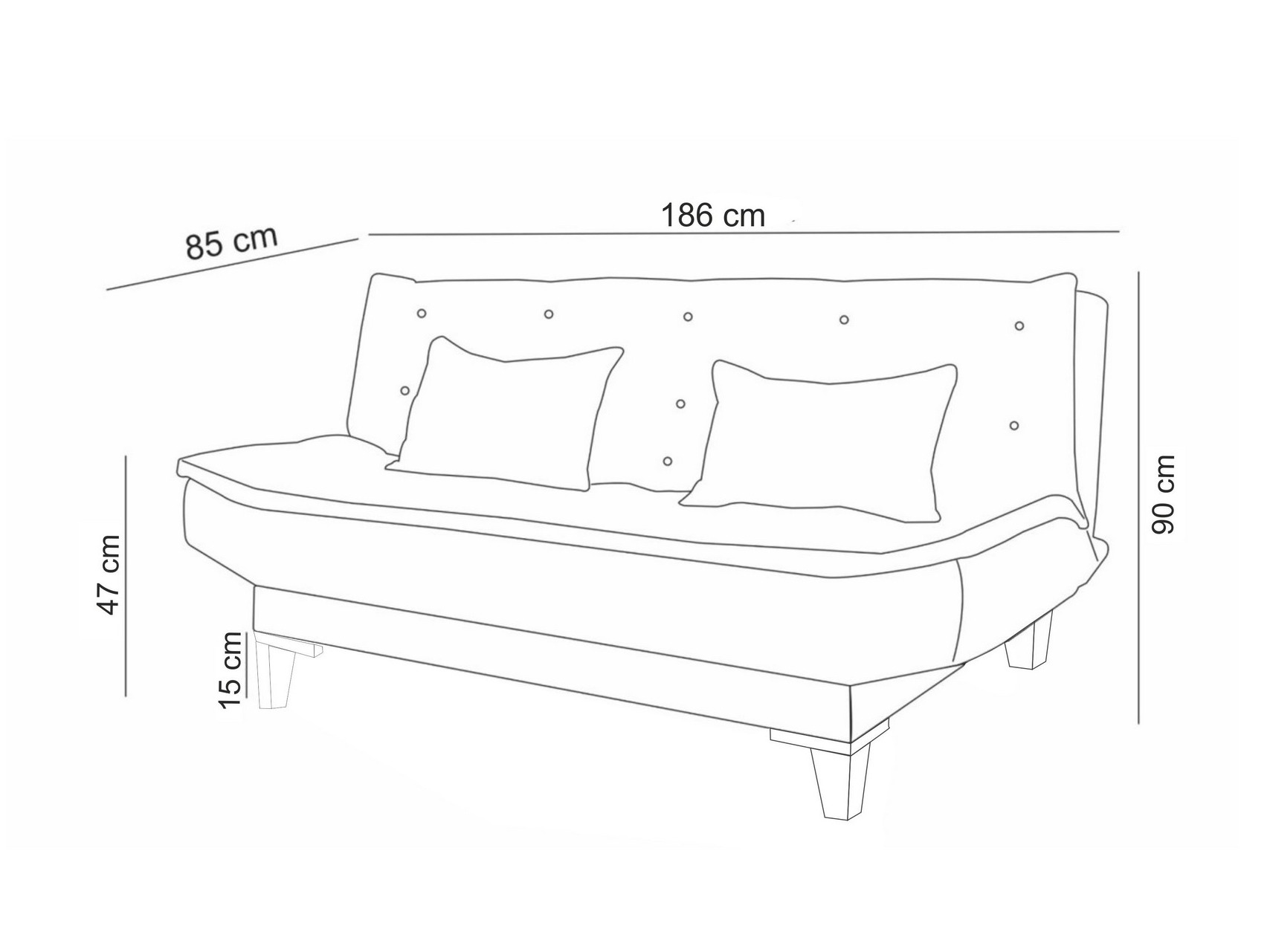 Diivanvoodi Altadena 608 (Beež)