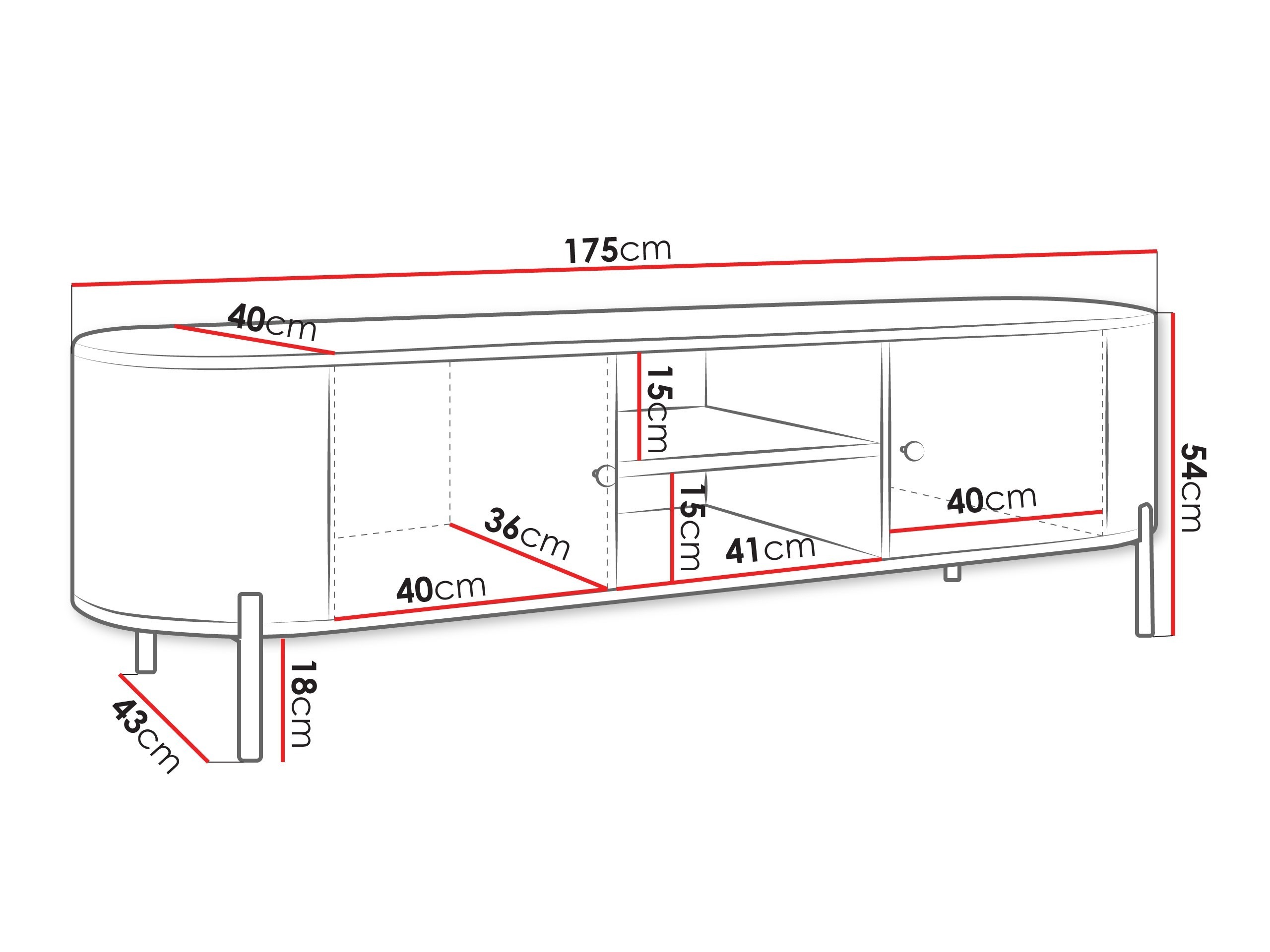TV-alus Comfivo Mirsoni