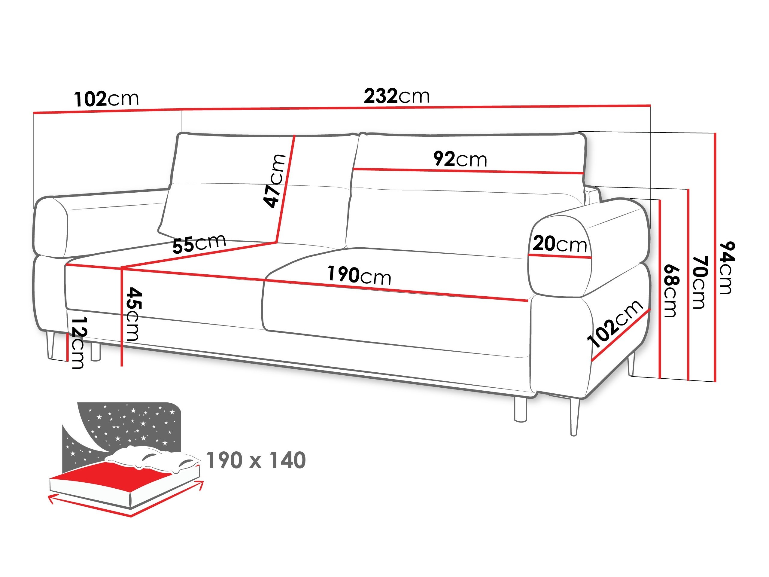 Diivanvoodi ComfiDream 199 (Blur 19)