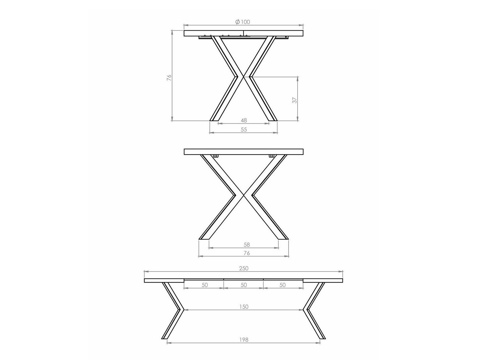 Laud Houston 1495 (Golden Oak + Valge)