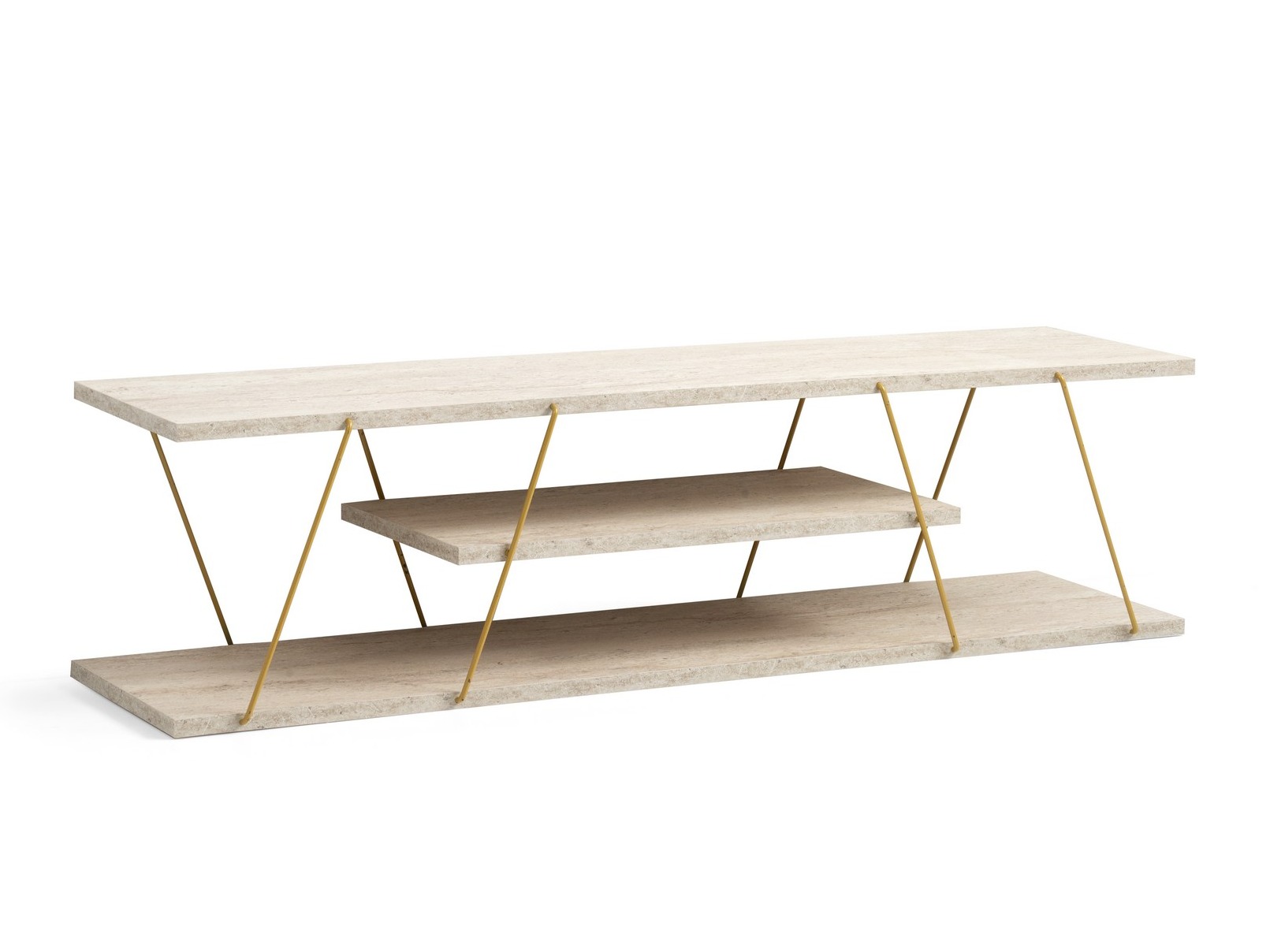 TV-alus Kailua 365 (Hele travertiin + Kuldne)