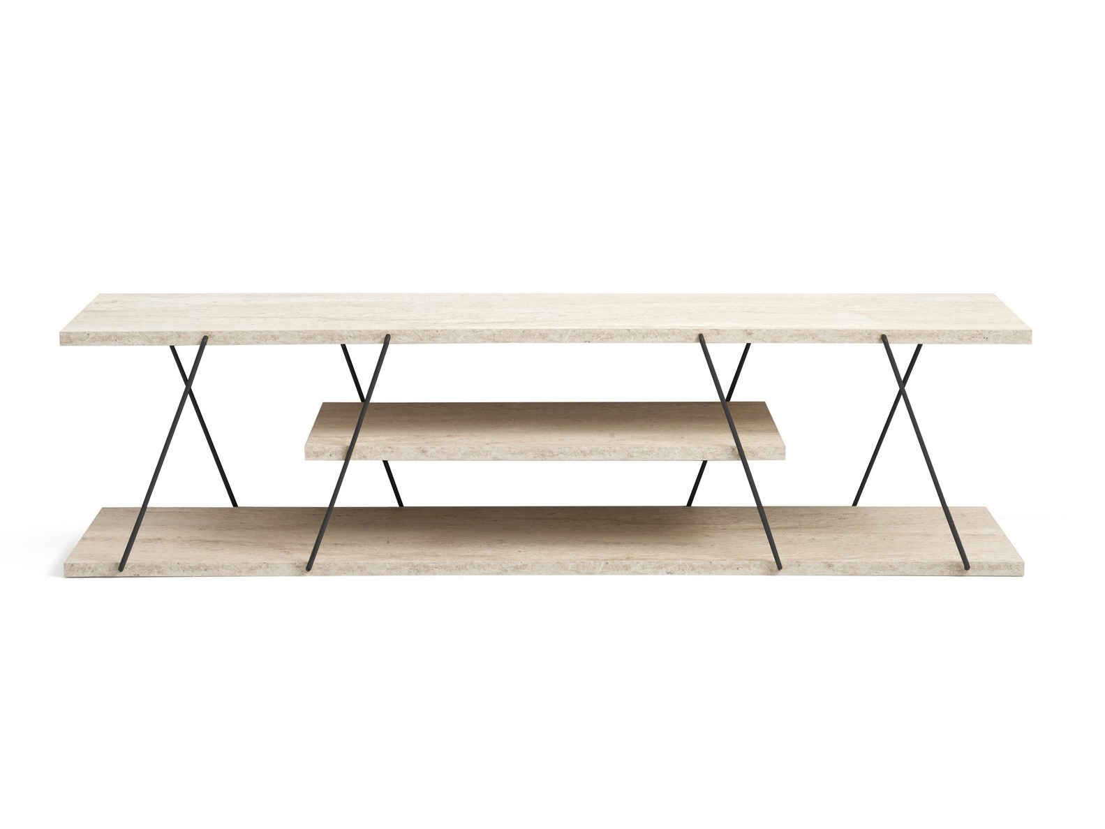 TV-alus Kailua 365 (Hele travertiin + Must)