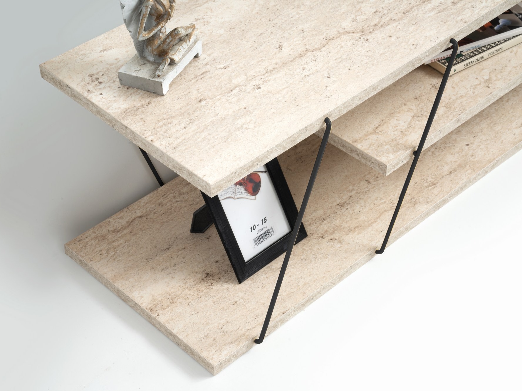 TV-alus Kailua 365 (Hele travertiin + Must)