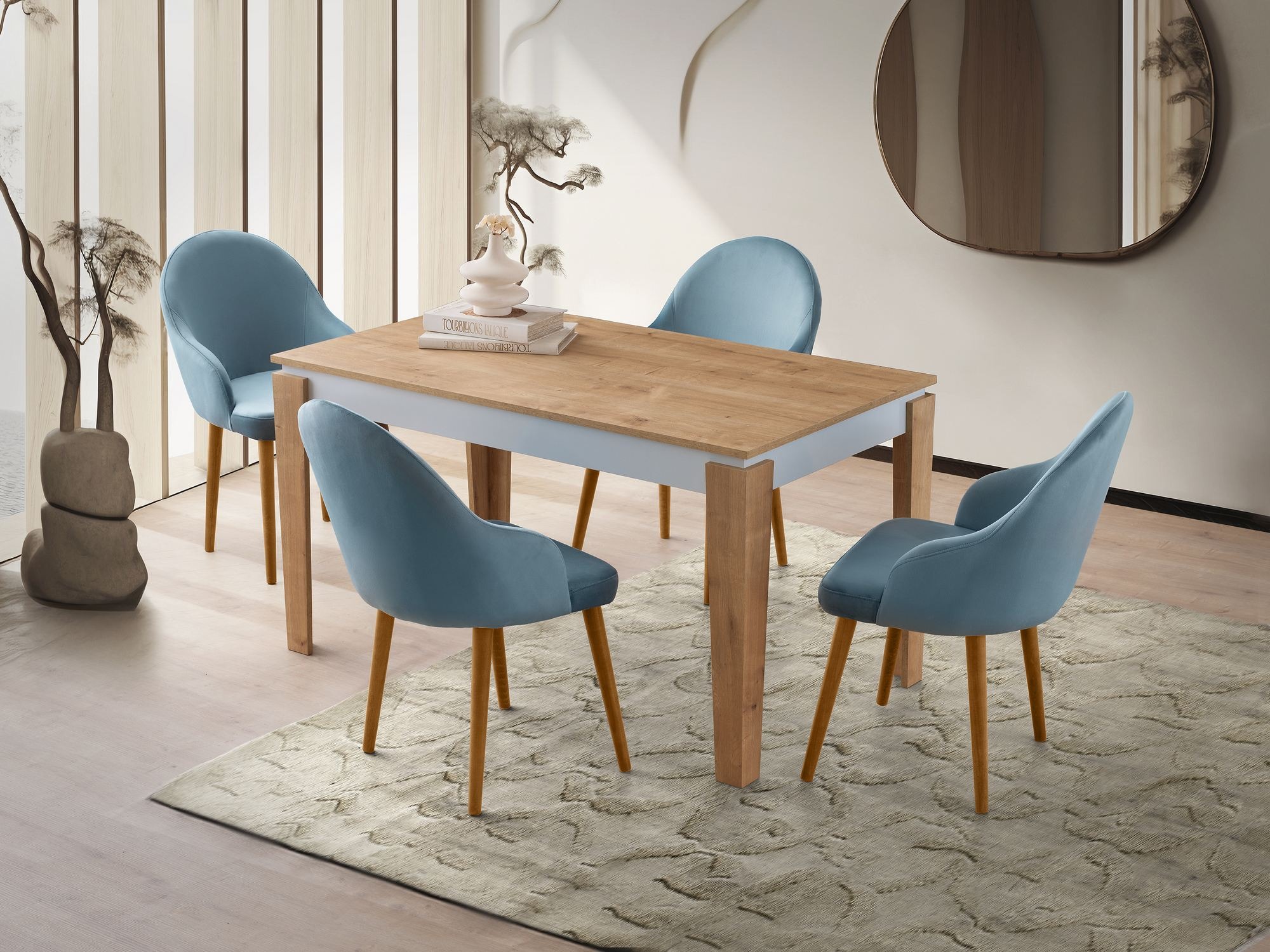 Laud Kailua 2625 (Tamm + Valge)