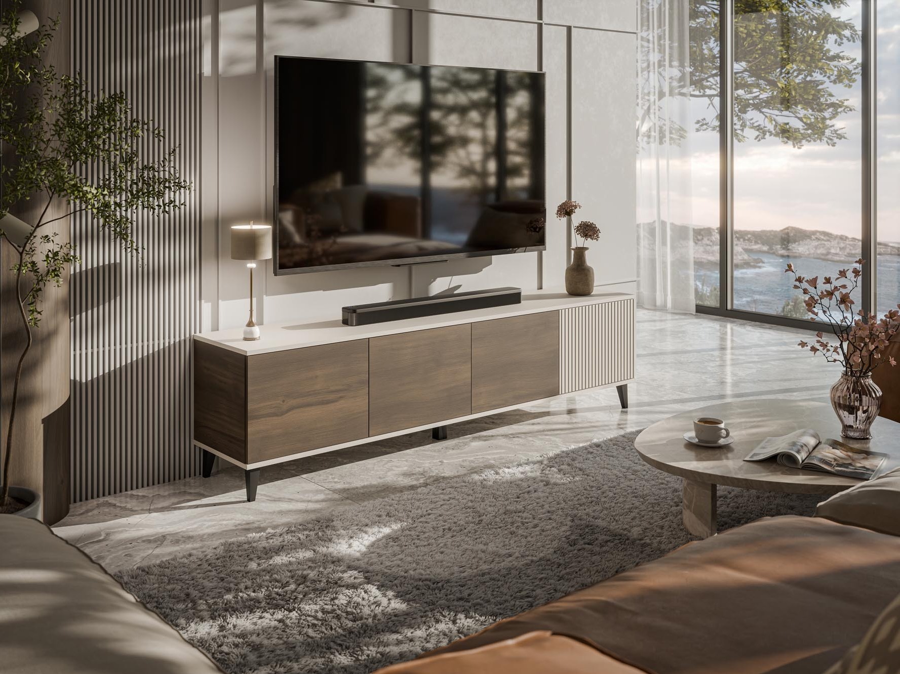 TV-alus Luelia 114 (Pähkel + Kašmiir)