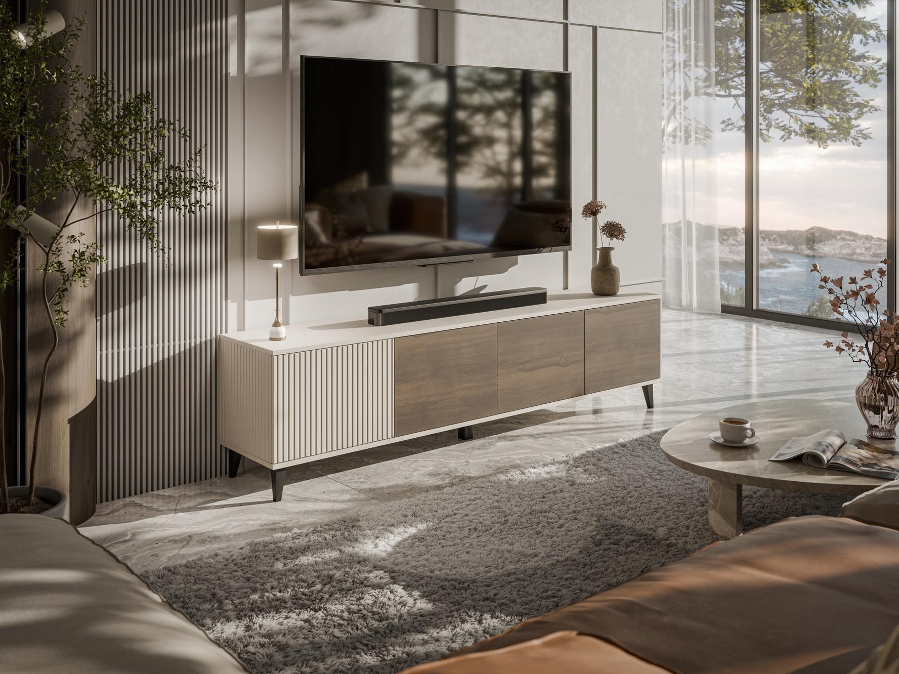 TV-alus Luelia 114 (Pähkel + Kašmiir)