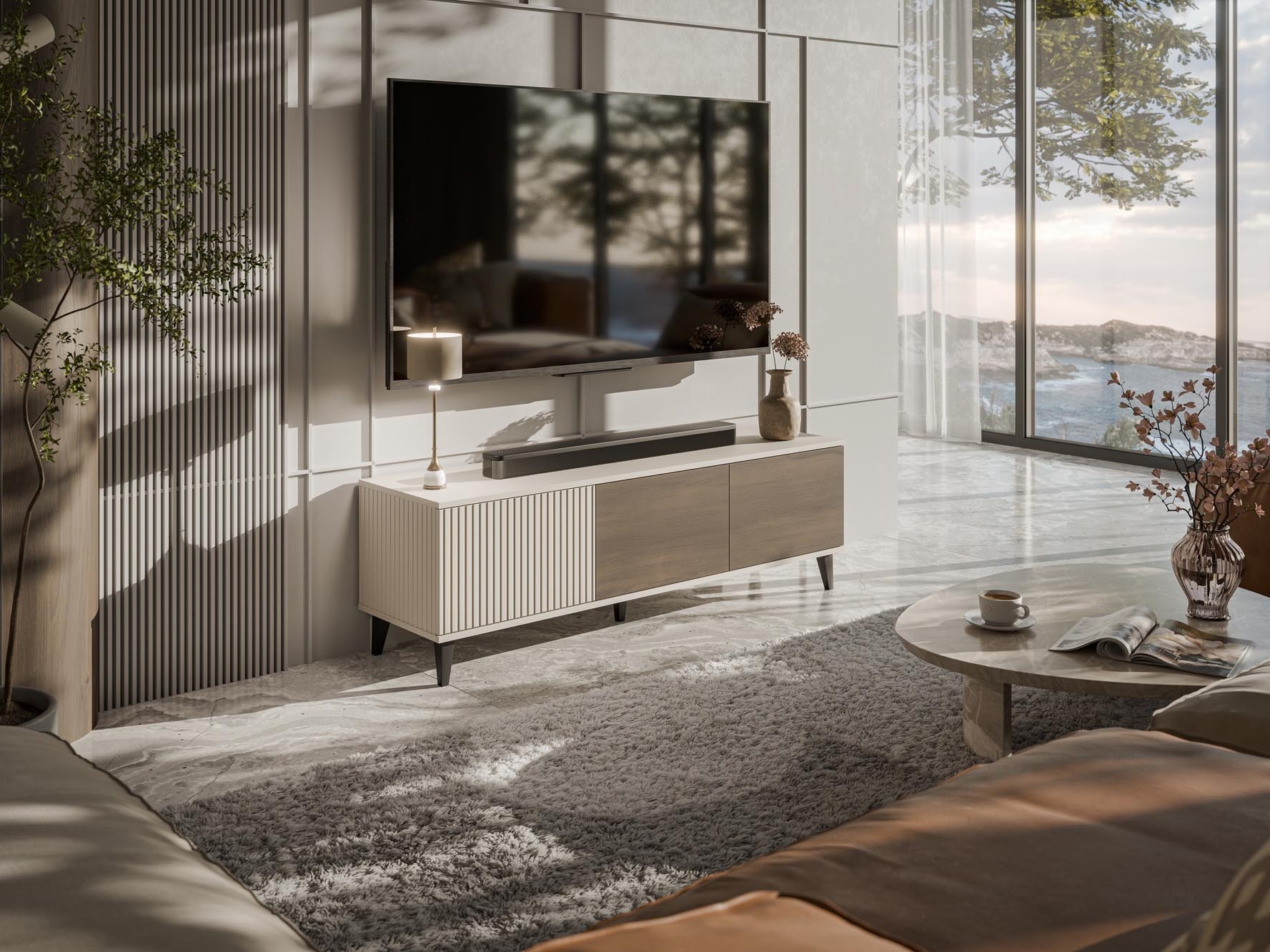 TV-alus Luelia 115 (Pähkel + Kašmiir)