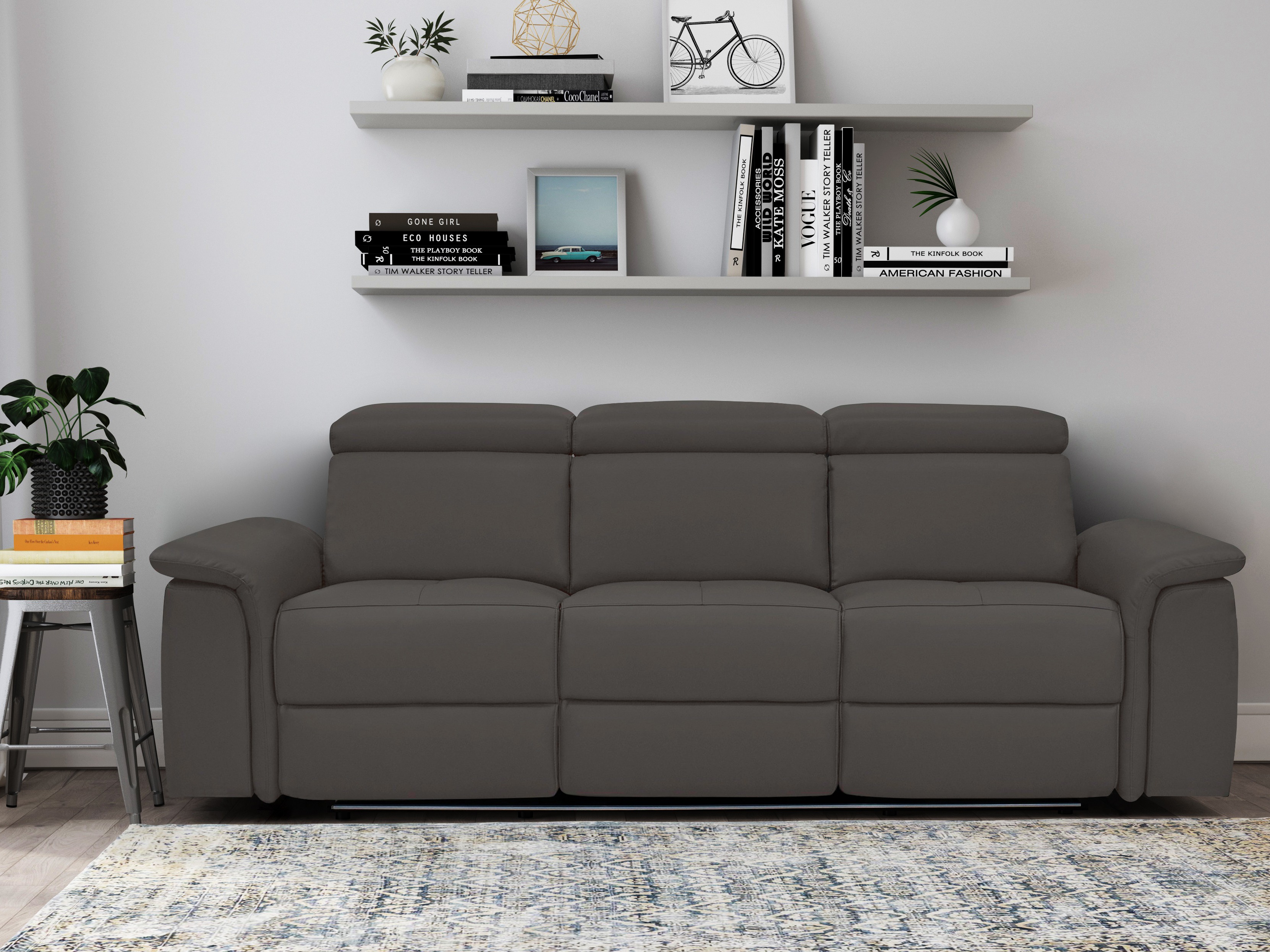 Diivan recliner Denton 1363 (Pruun)