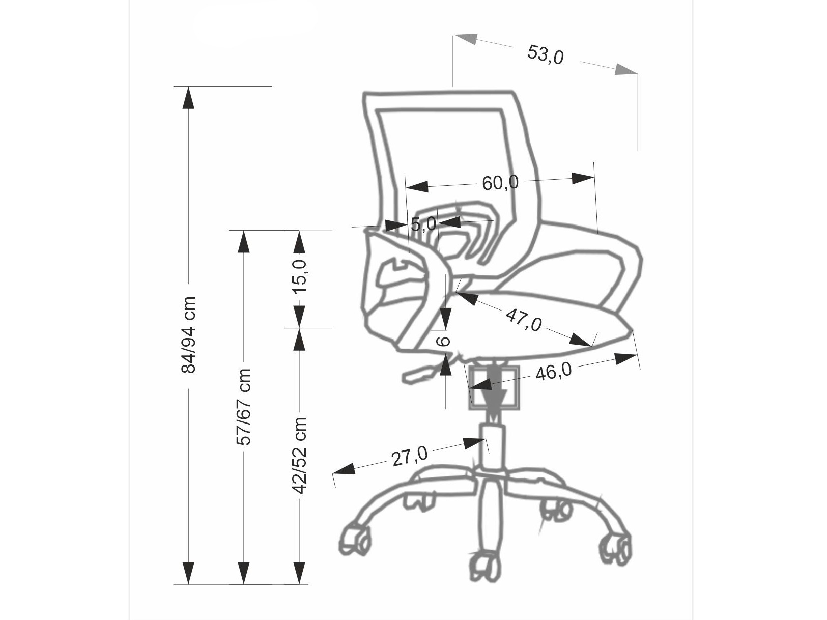 Kontoritool Houston 2000