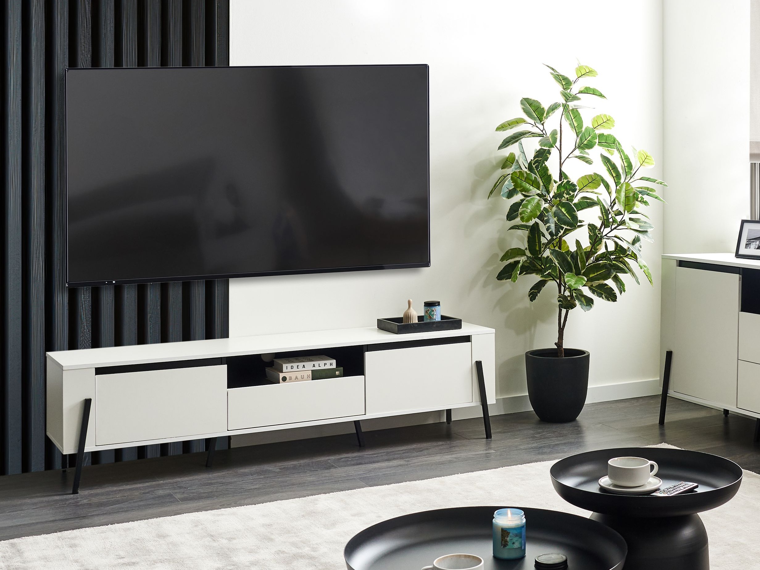 TV-alus Berwyn 544 (Valge + Must)