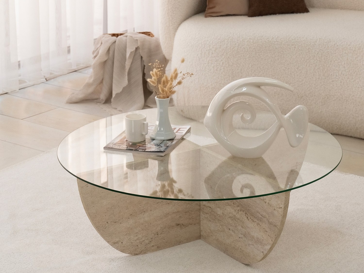 Diivanilaud Kailua 411 (Hele travertiin)