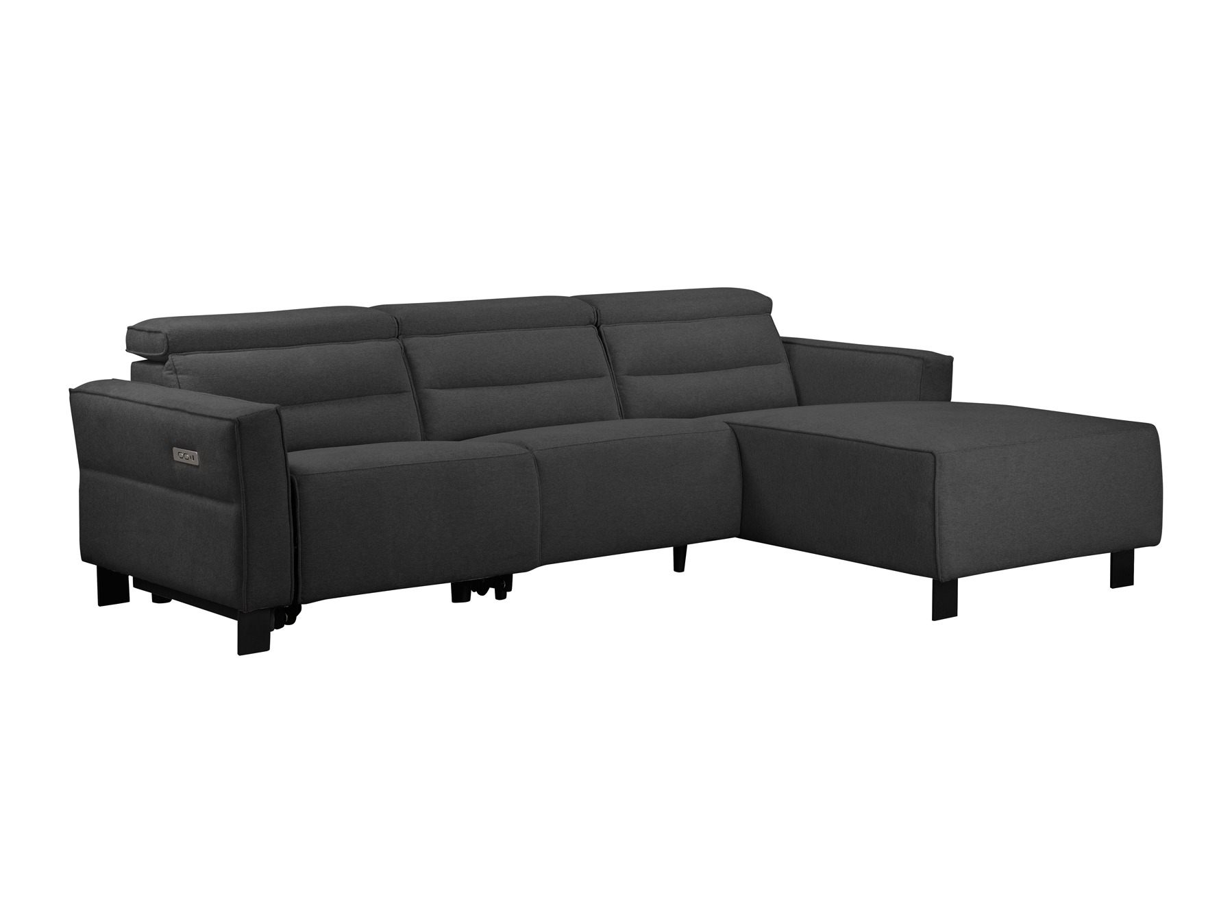 Pehme nurga recliner Denton 1486 (Antratsiit)