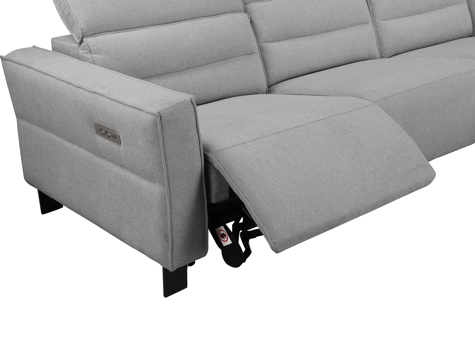 Pehme nurga recliner Denton 1486 (Helehall)