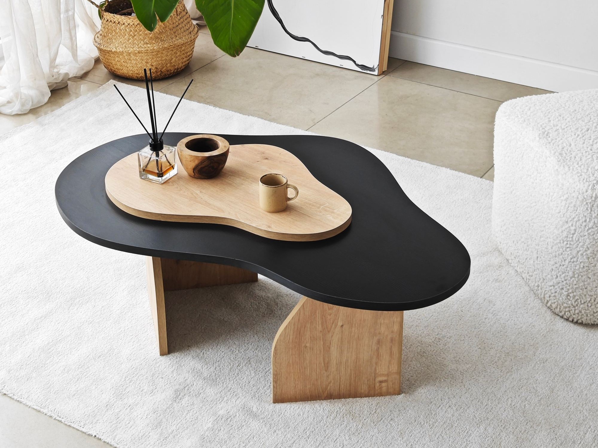 Diivanilaud Kailua 2633 (Must + Tamm)