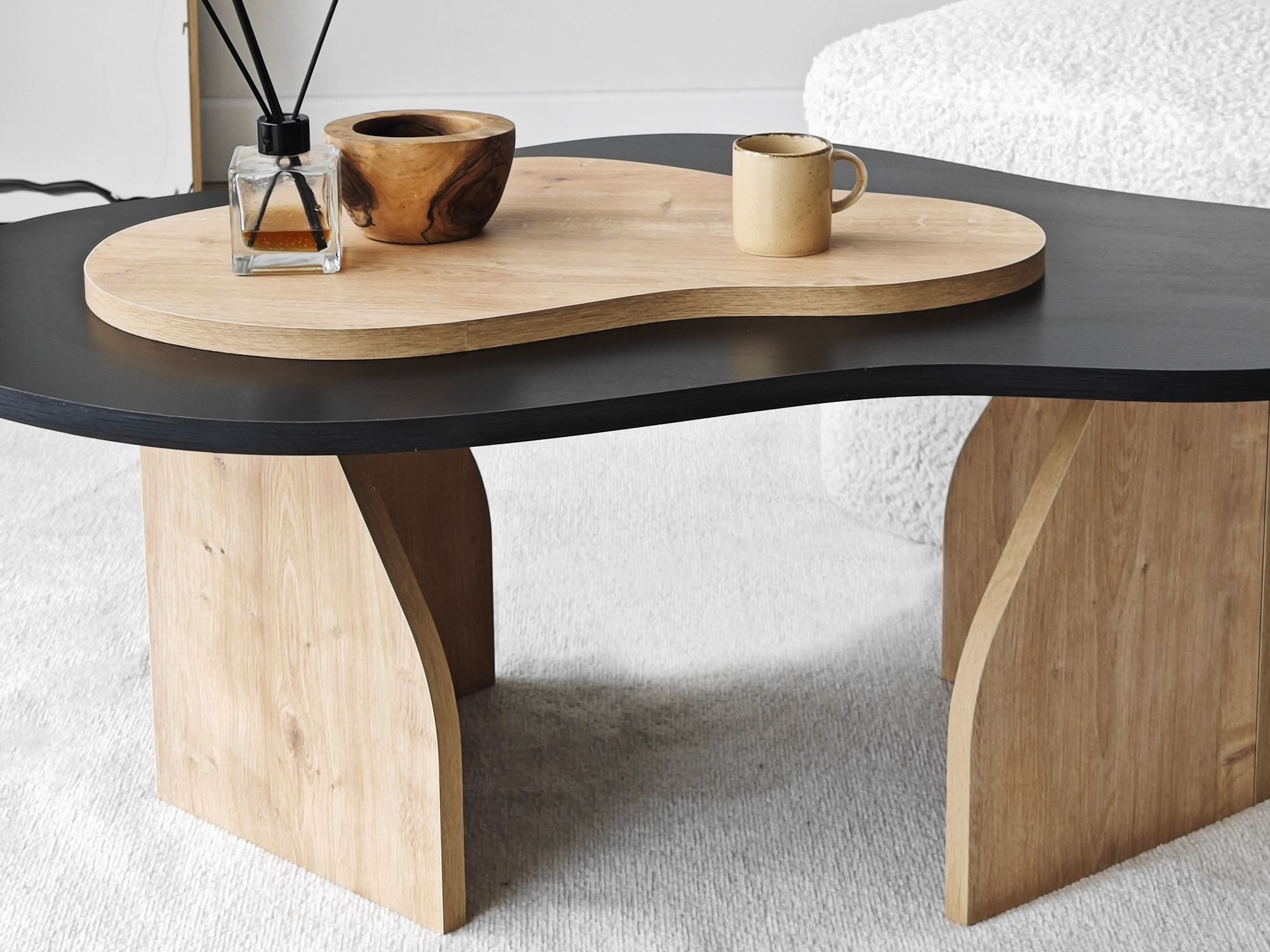 Diivanilaud Kailua 2633 (Must + Tamm)