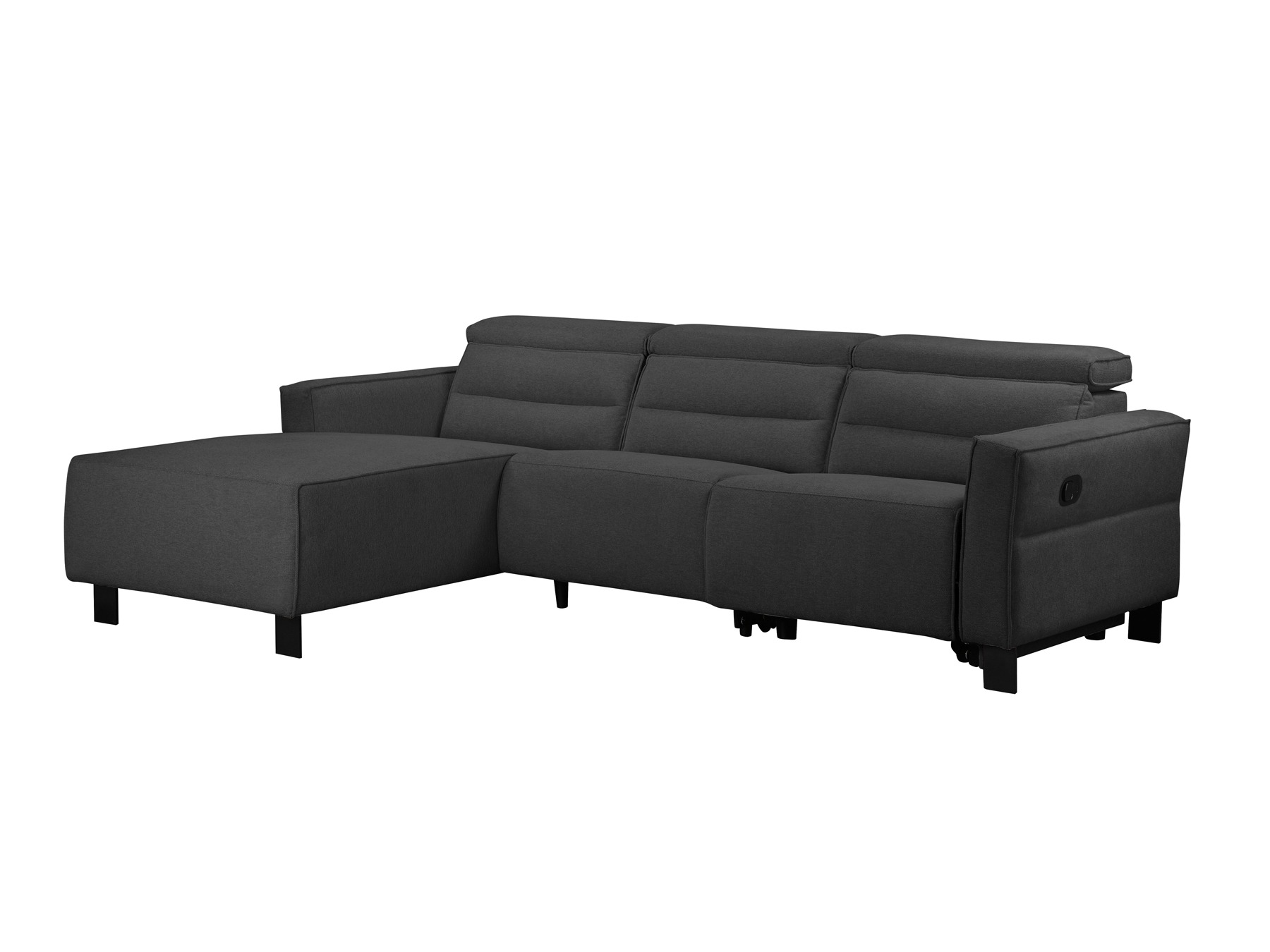 Pehme nurga recliner Denton 1487 (Antratsiit)