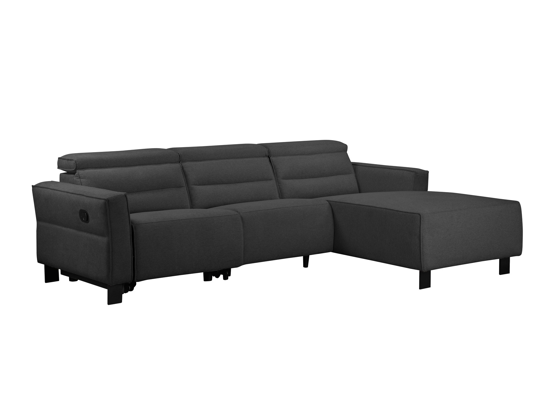 Pehme nurga recliner Denton 1487 (Antratsiit)