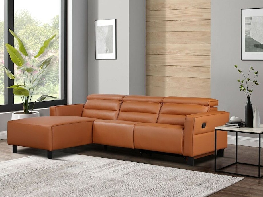 Pehme nurga recliner Denton 1487 (Pruun)