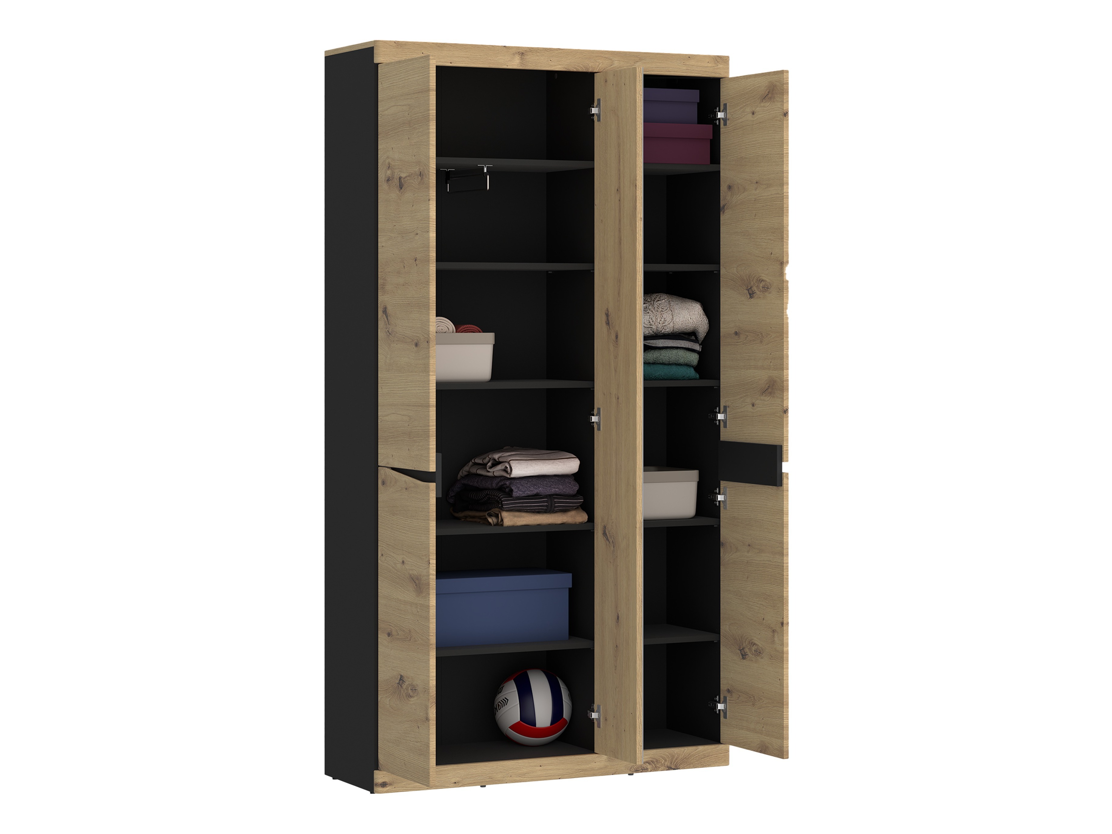 Riidekapp Venlori 139 (Antratsiit + Artisan tamm)