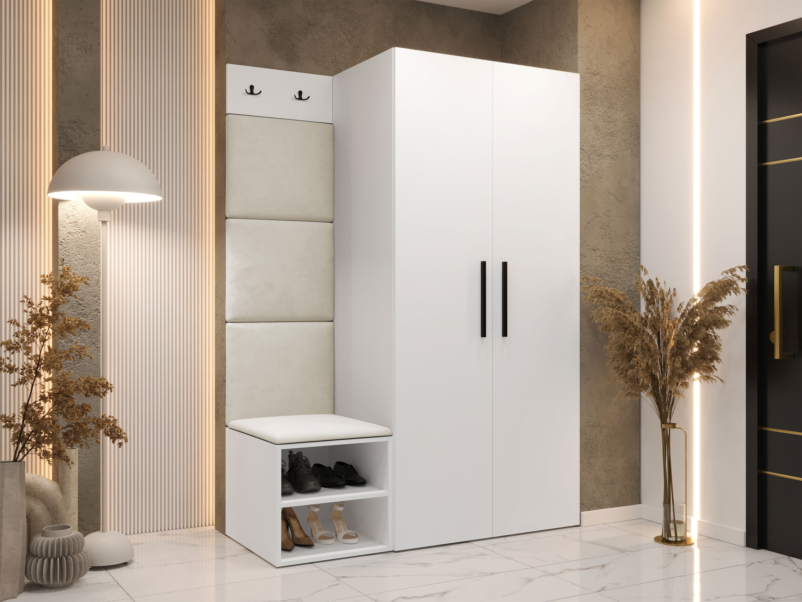 Esikukomplekt Hartford 523 (Valge)