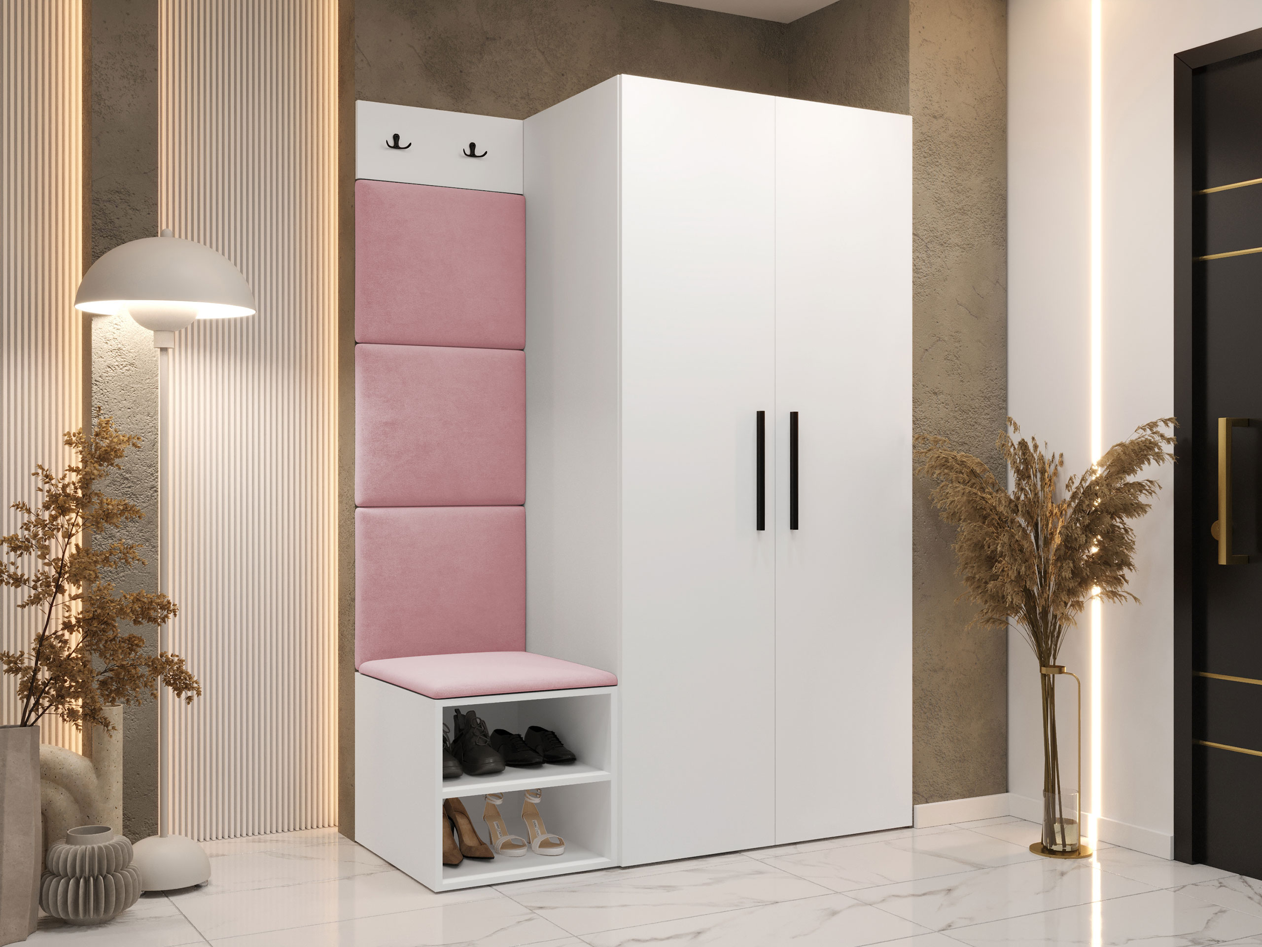 Esikukomplekt Hartford 523 (Valge)