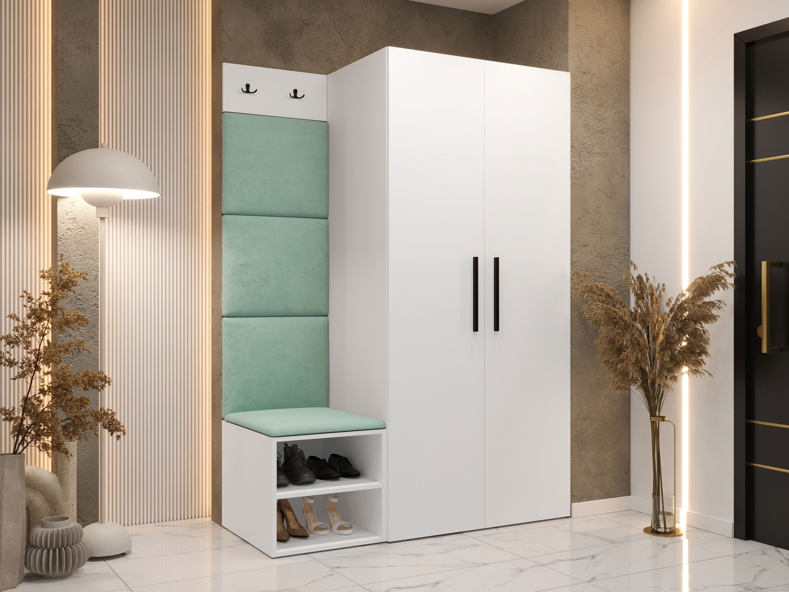 Esikukomplekt Hartford 523 (Valge)