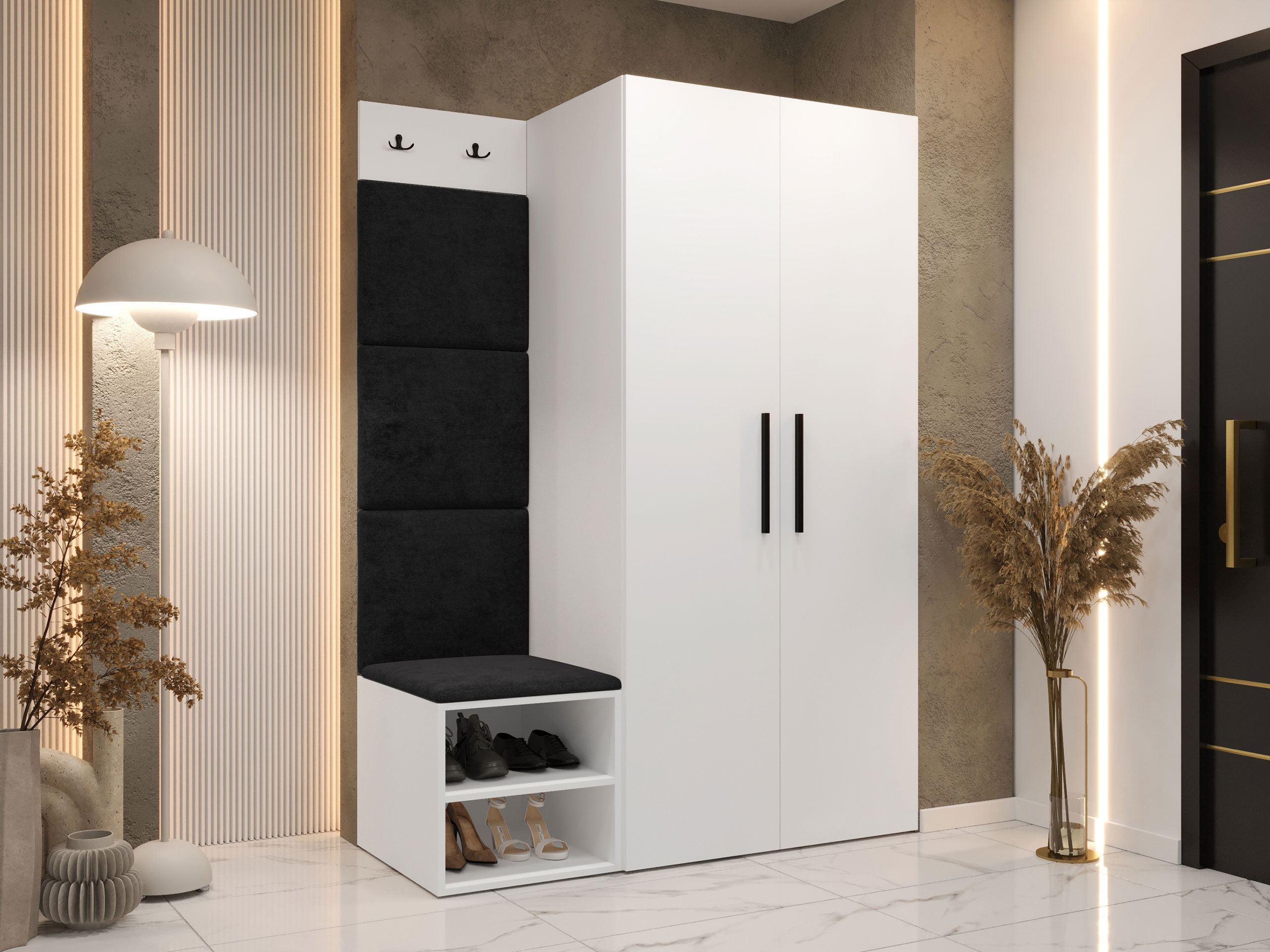 Esikukomplekt Hartford 523 (Valge)