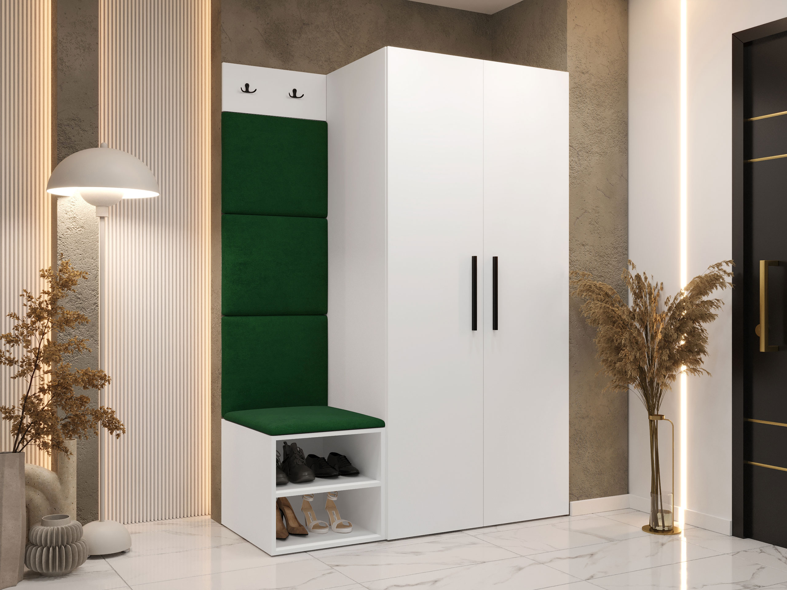 Esikukomplekt Hartford 523 (Valge)