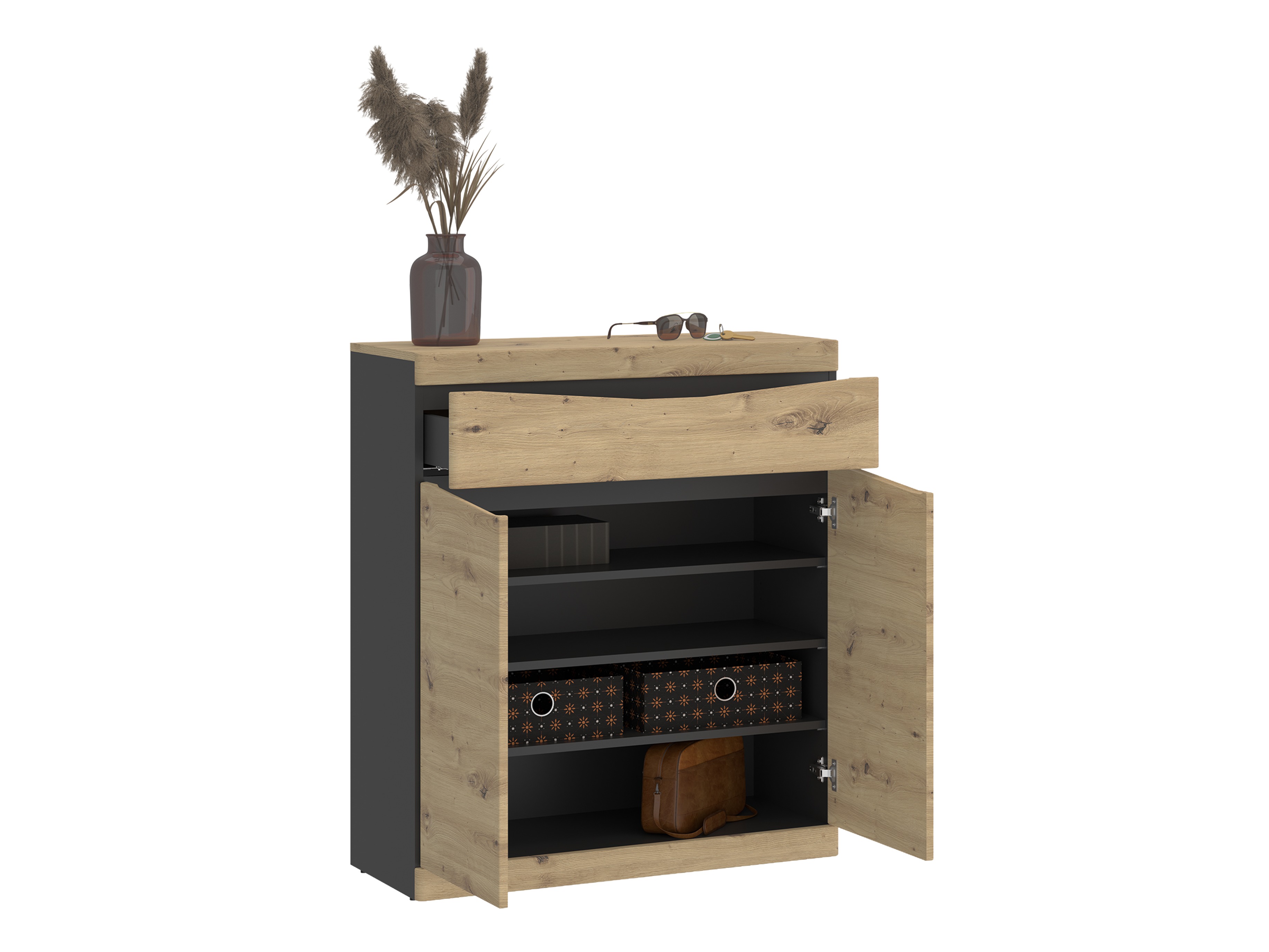 Esikukomplekt Venlori 119 (Artisan tamm + Antratsiit)