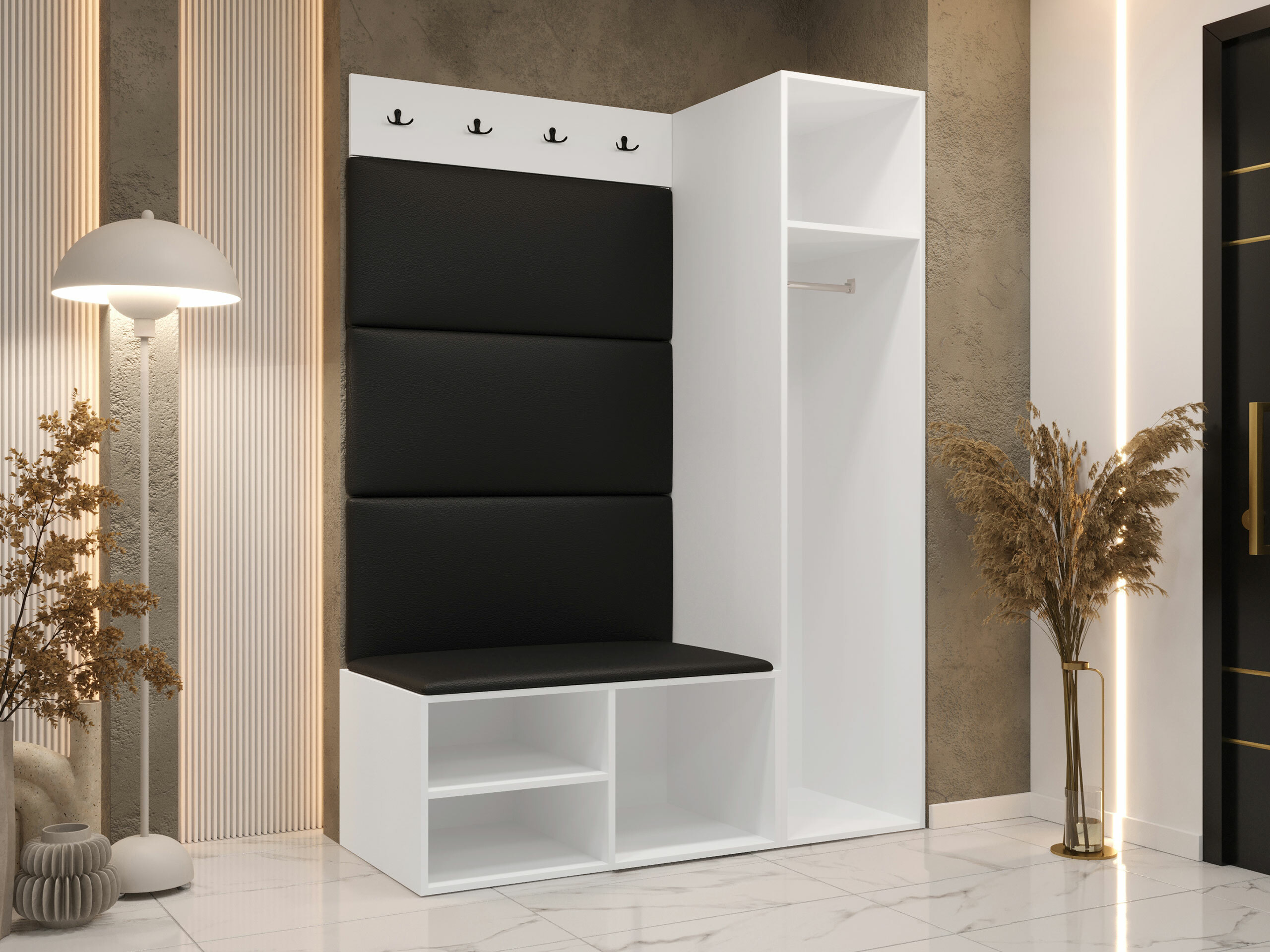 Esikukomplekt Hartford 525 (Valge)